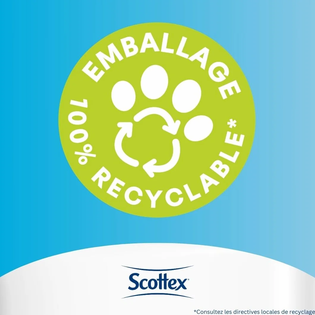Scottex® Complete Clean Mokry papier toaletowy - 504 chusteczki (12 opakowań x 42 chusteczki)