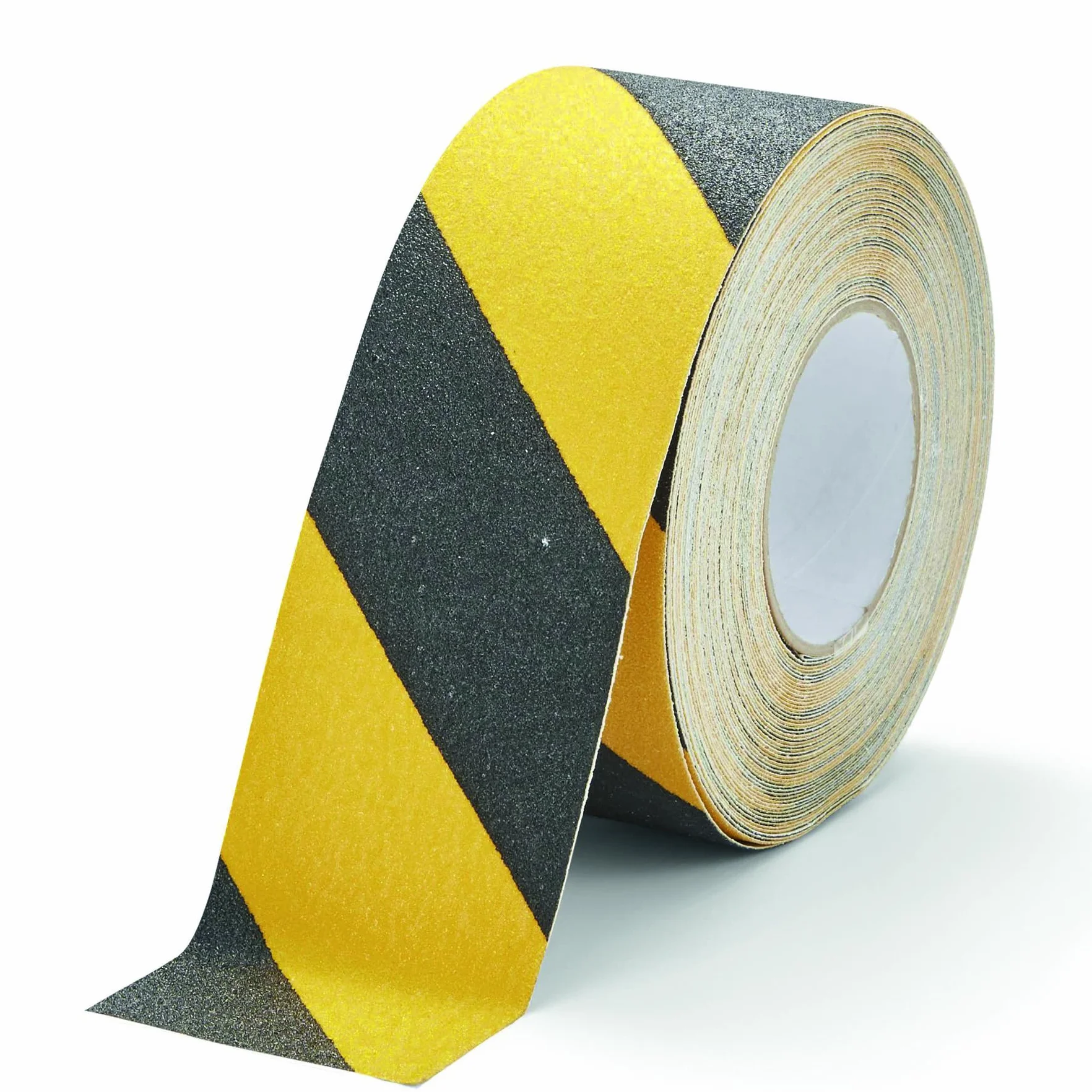 Durable taśma antypoślizgowa standardowy kolor DURALINE GRIP, 75 mm x 15 m, do zabezpieczania schodów, ramp itp., żółty/czarny, 1085130