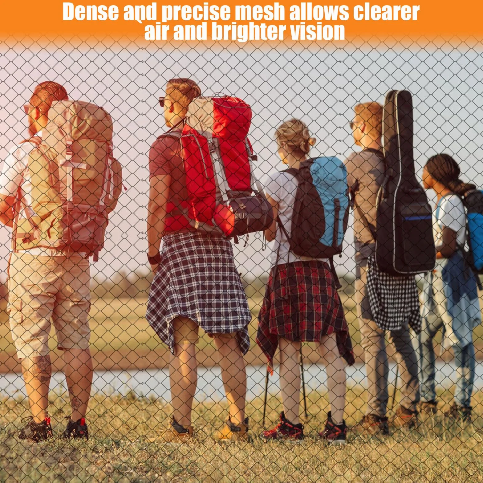 Moskitiery 2-pak, osłona na głowę, nylonowa siatka na owady, czarna, 2 szt