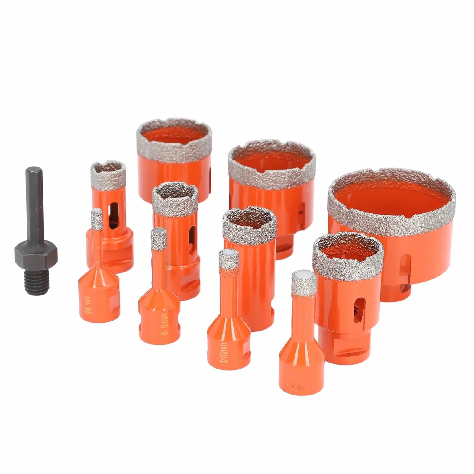 Generic Zestaw Diamentowych Otwornic Wydajne Wiercenie w Ceramicznym Marmurowym Granicie M14 dla Majsterkowiczów Warsztat Entuzjastów 11 Sztuk