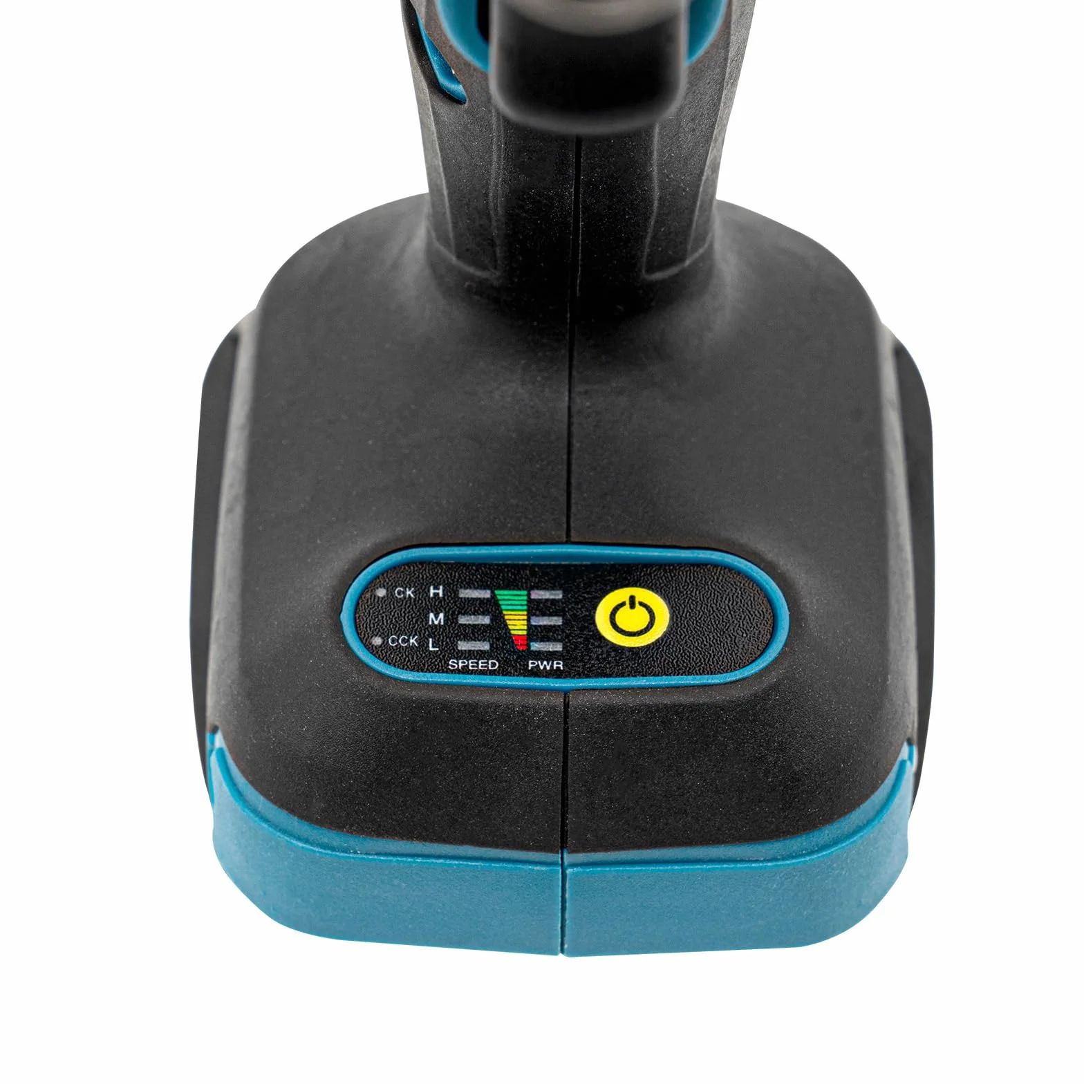 Akumulatorowa wkrętarka udarowa bezszczotkowa, elektryczna wkrętarka udarowa, klucz Power Tool z 6 nasadkami do budowy rusztowań, opon samochodowych i montażu w samochodzie (bez baterii i ładowarki)