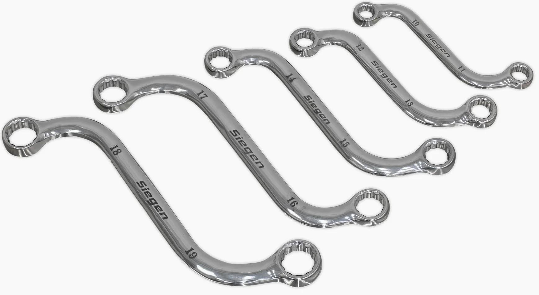 SEALEY s0717 métrique s-spanner, Lot de 5