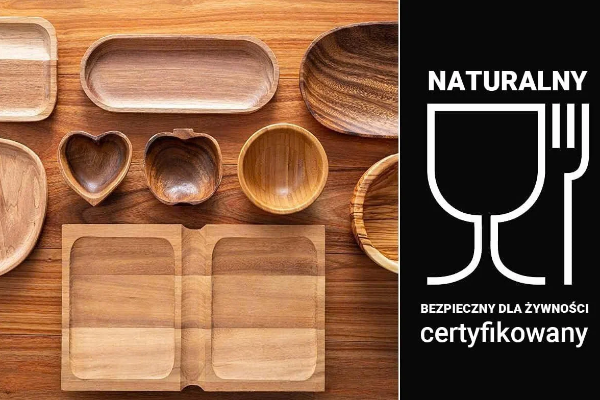 OLI-NATURA Lakier na bazie oleju lnianego, ekologiczna ochrona drewna, certyfikowany do kontaktu z żywnością, 1 l, bezbarwny – naturalny