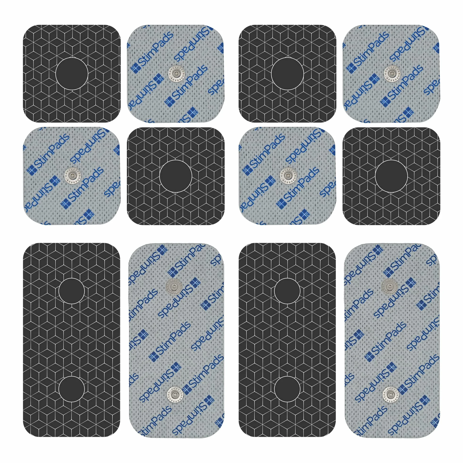 Elektrody EMS kompatybilne z Compex zestaw 12 sztuk 3,75 mm Easy Snap