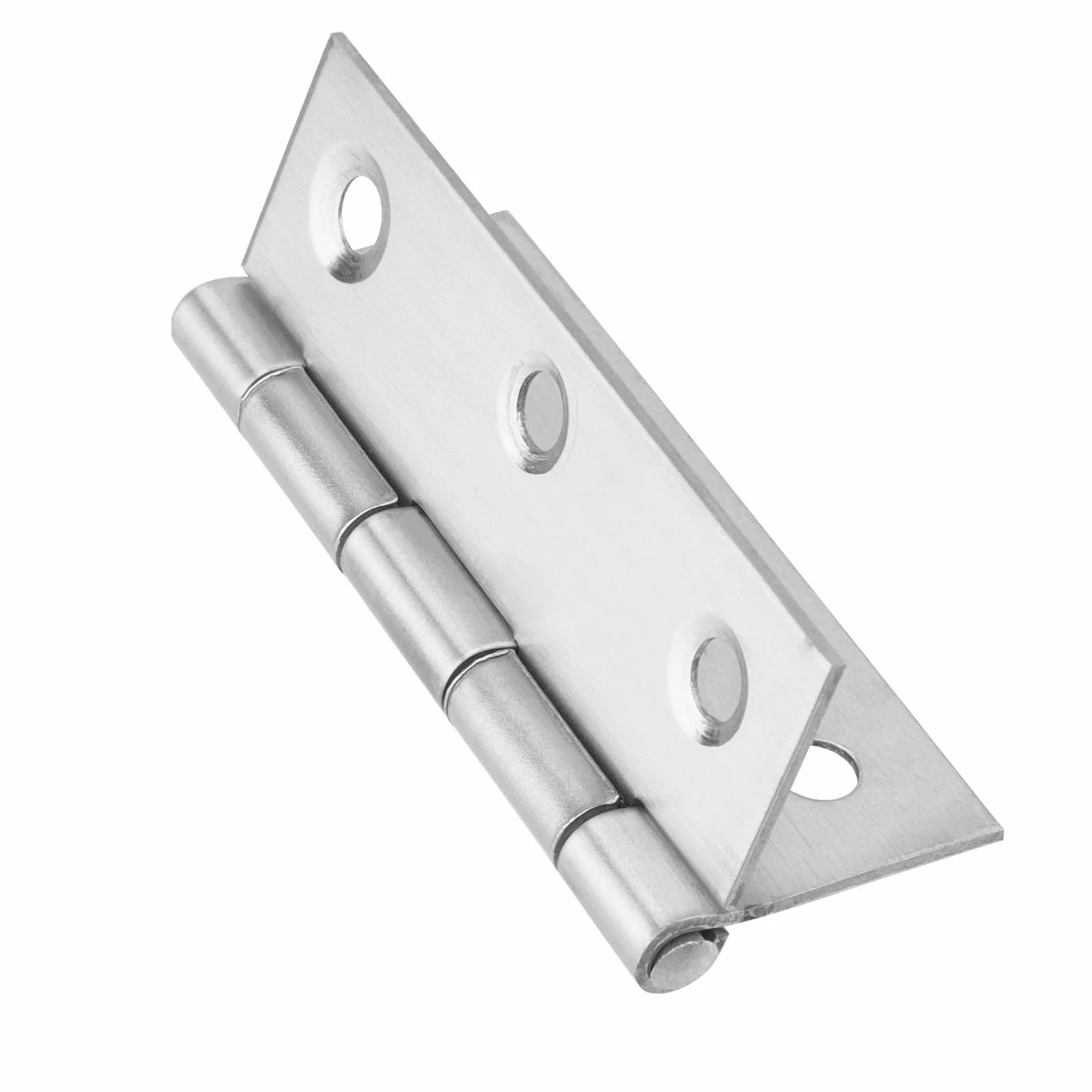 ZOENHOU 16 sztuk zawiasów ze stali nierdzewnej, 63 x 44 mm, zawiasy drzwiowe, sk?adane zawiasy fortepianowe, zawiasy drzwiowe, z??cze wtykowe z 96 ?rubami do szafek, okien, drzwi