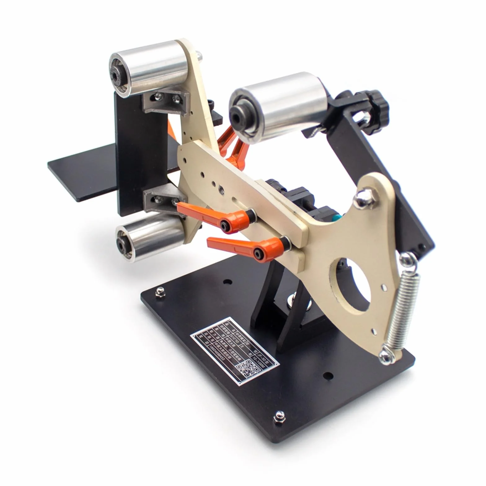 Heavy Duty szlifierka taśmowa rama 730x50MM szlifierka taśmowa Adapter szlifierka kątowa modernizacja pulpit ostrzałka do noży Popraw wydajność(A Only Frame)