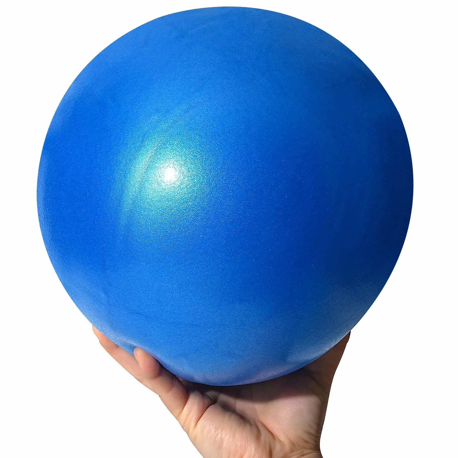 TRIXES Niebieska Piłka do Ćwiczeń - PVC, Wzmacniająca, Trening Jogi, Pomoc w Treningu na Siłowni, Akcesoria Fitness, Sprzęt do Pilates