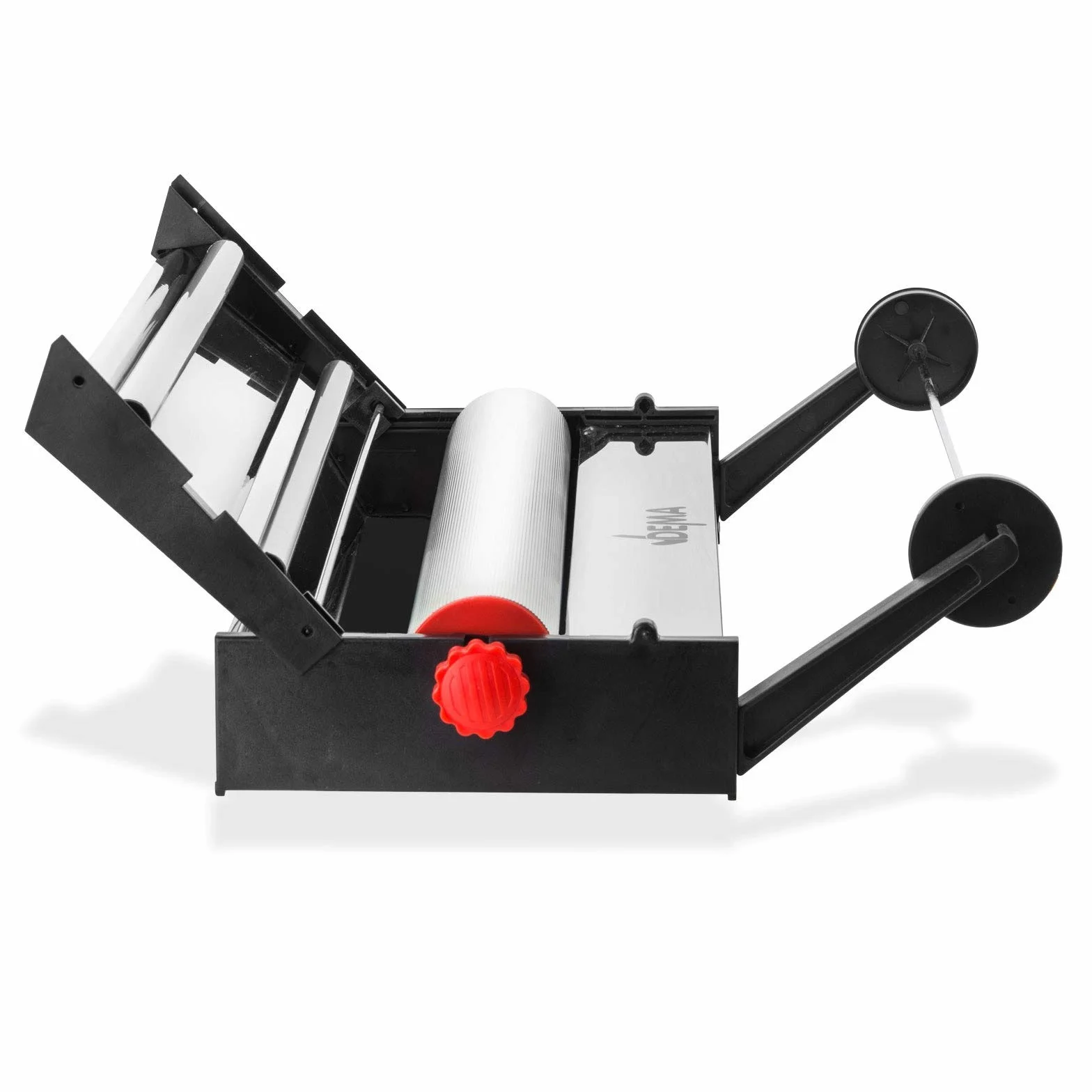 DEMA klej do tapet ze stali nierdzewnej, instrukcja obsługi (może nie być dostępna w języku polskim), szerokość robocza 57,5 cm, regulowana grubość kleju, uchwyt na rolkę