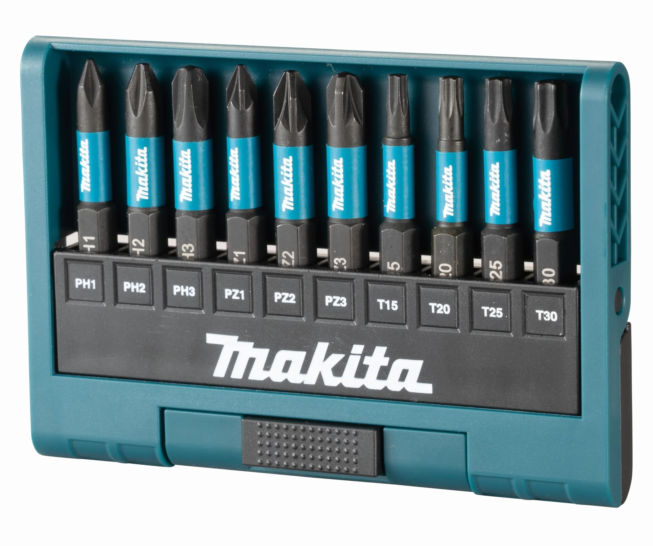 Makita Zestaw Bitów, Czarny/Niebieski, 10 Elementów