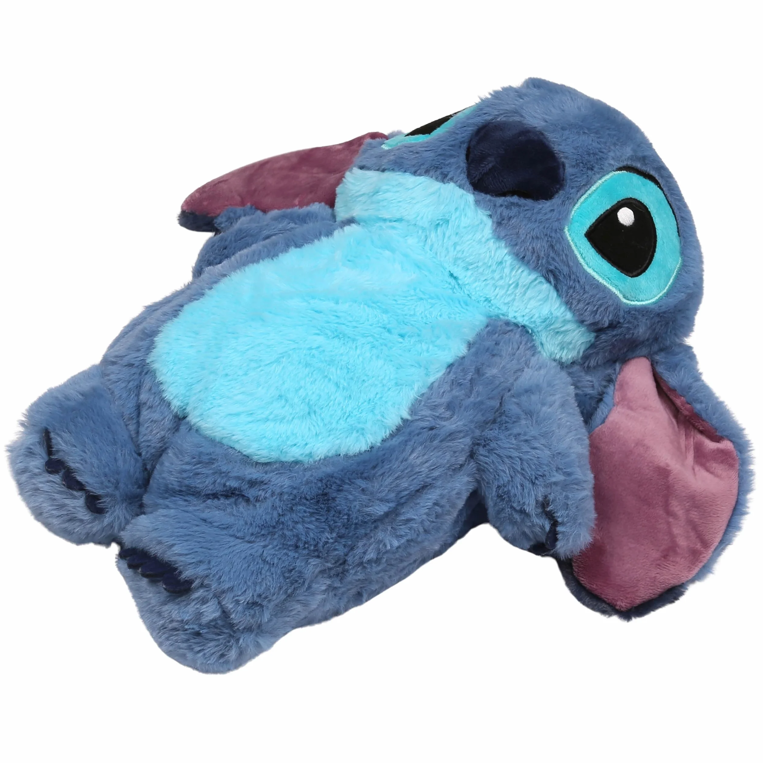 DISNEY Stitch Gumowy termofor z MIĘKKĄ poszewką, DUŻY ogrzewacz w pokrowcu NA WODĘ, Maskotka 750 ml (Stitch)
