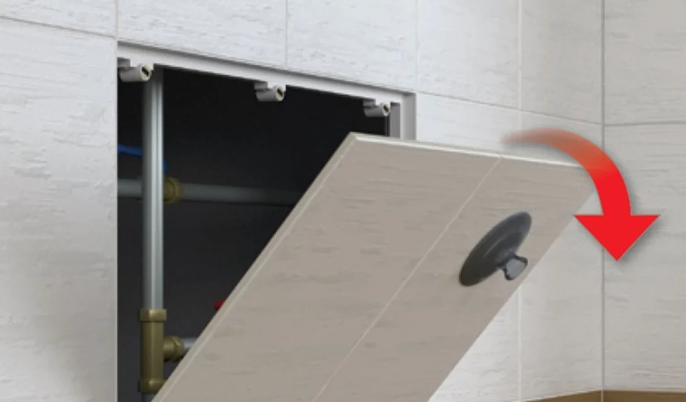 Drzwi rewizyjne klapa rewizji magnetyczna płytka: 450 x 250 mm