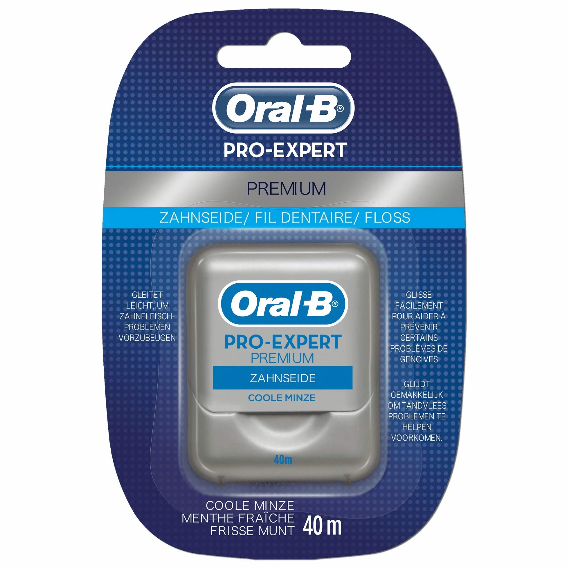 Oral-B Proexpert Premiumfloss 40 m, opakowanie 4 szt. (4 x 1 sztuka)
