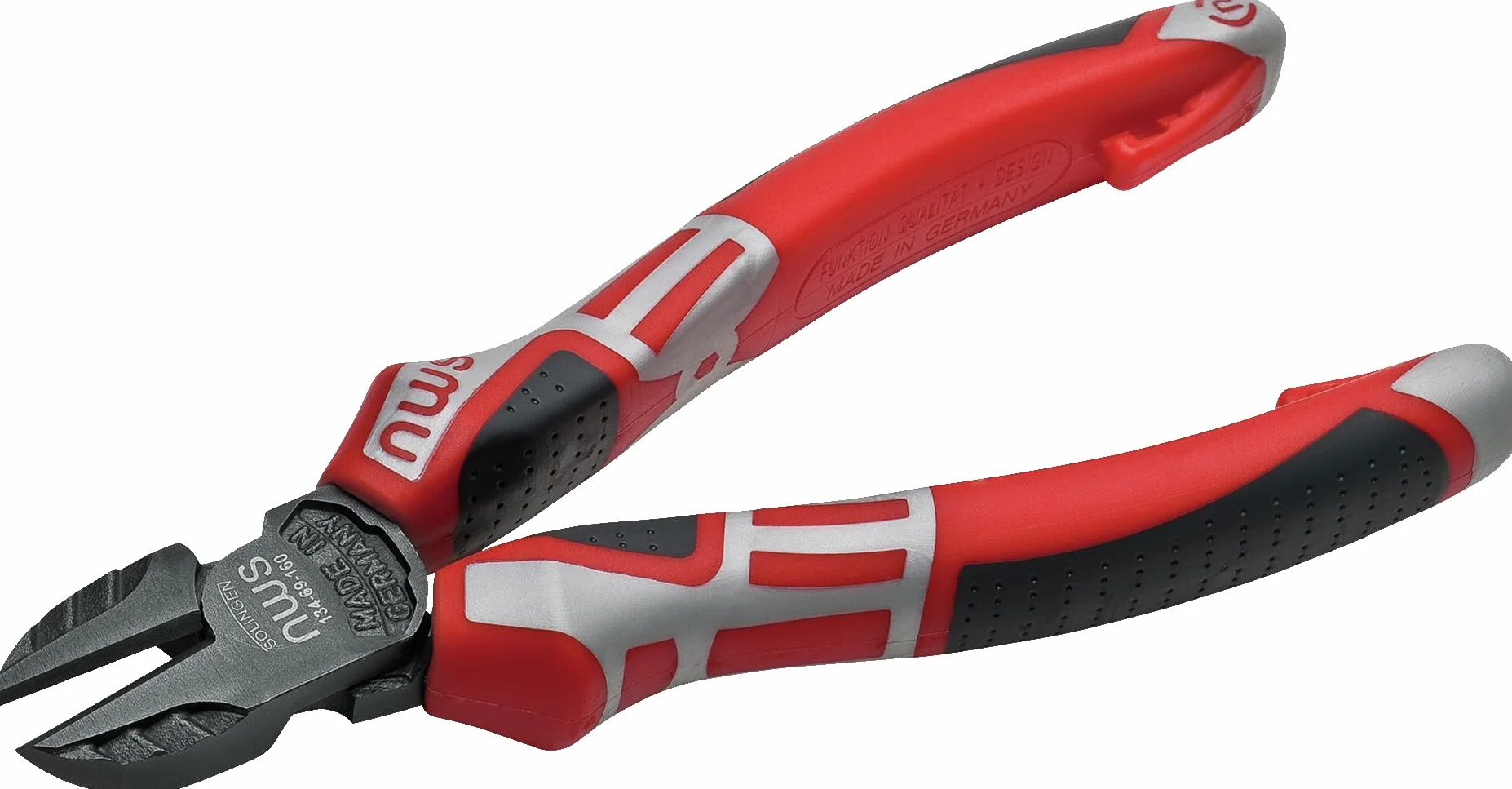 NWS 134-69-160 - Alicate Corte Diagonal Model Sueco Series 69 Largo 160 mm, czerwony, szary