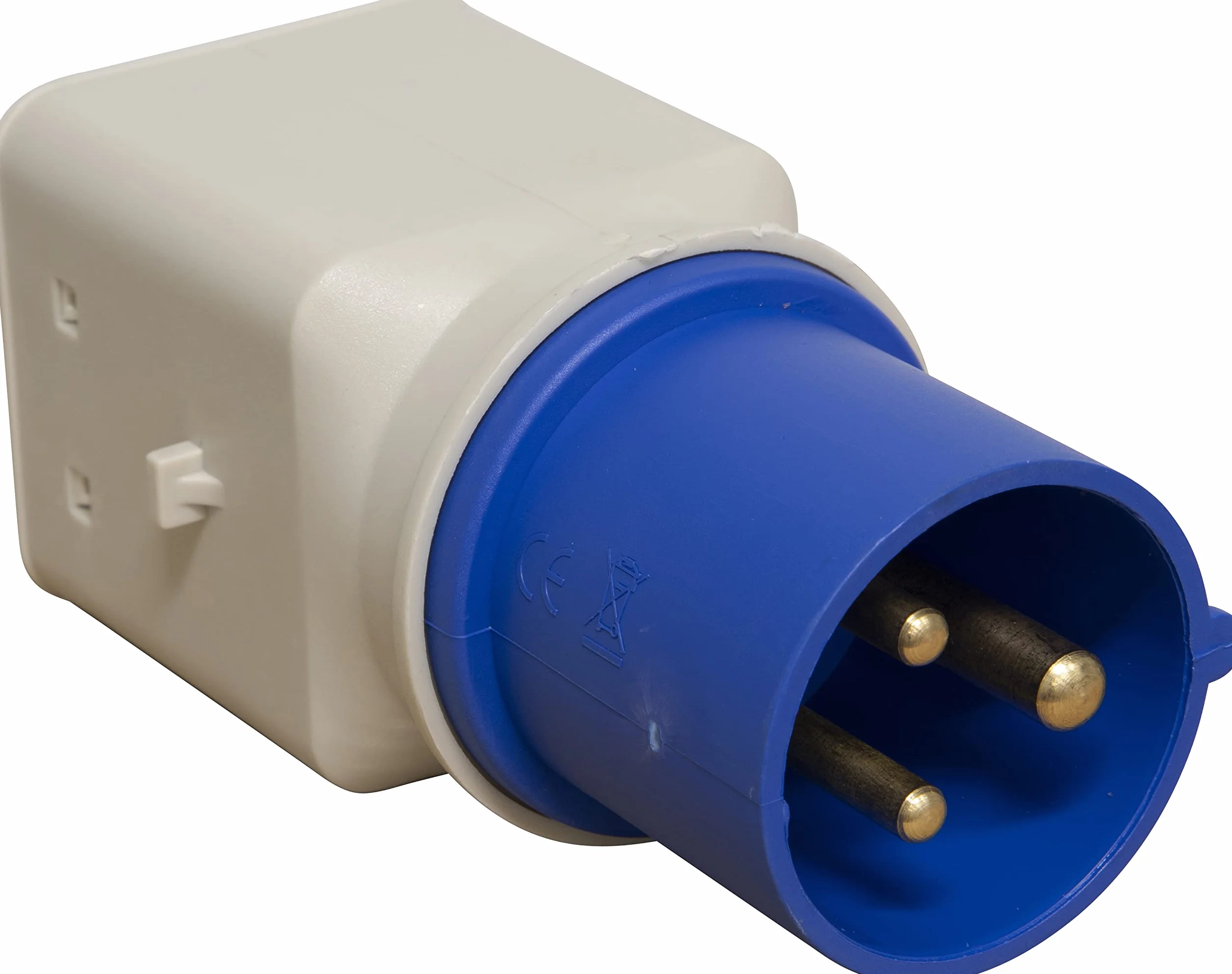 Brennenstuhl 1081560 adapter CEE 3-biegunowy 16 A/230 V, wtyczka CEE, włoska wtyczka 10 A + 16 A (IP 44)