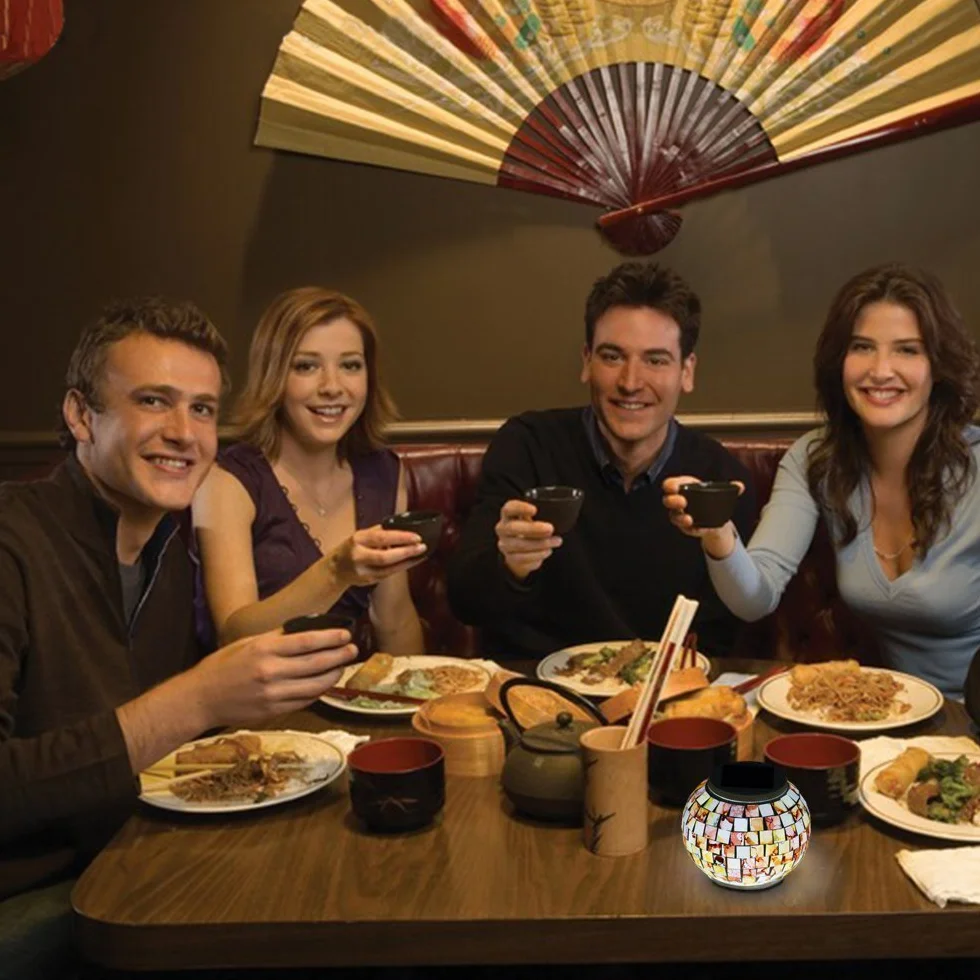 Lampy solarne LED, zasilana energią słoneczną, mozaika, lampka nocna zmieniająca kolor, magiczna kula słoneczna, wodoodporna, szkło kryształowe, urocza lampka nocna do ogrodu