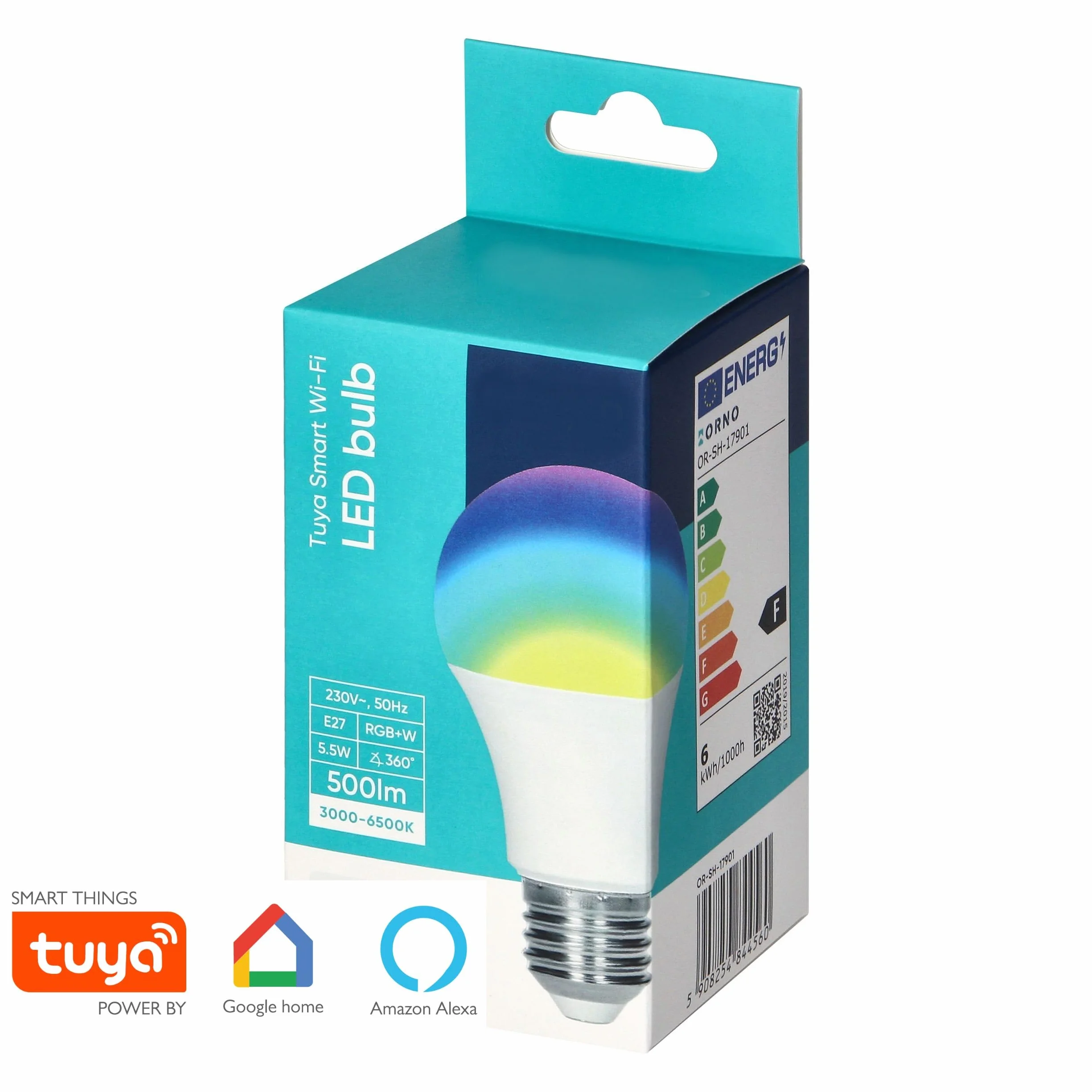 Tuya Smart LED RGB CCT żarówka E27 ściemnialna