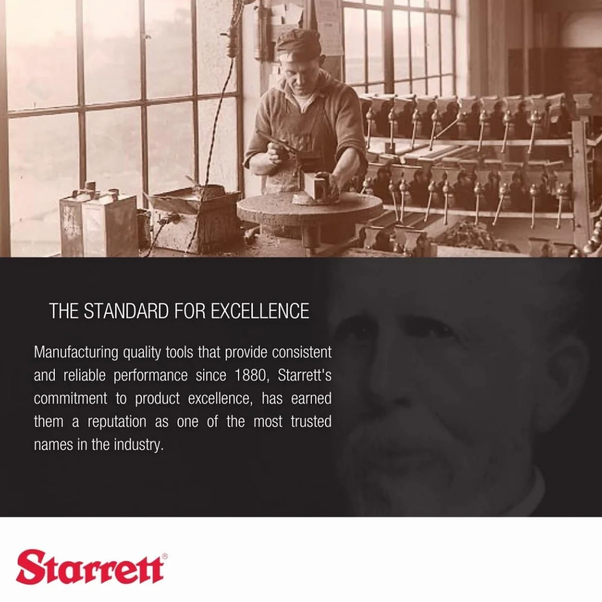 Starrett Kątownik kątowy z aluminium, 300 mm, 505A-12
