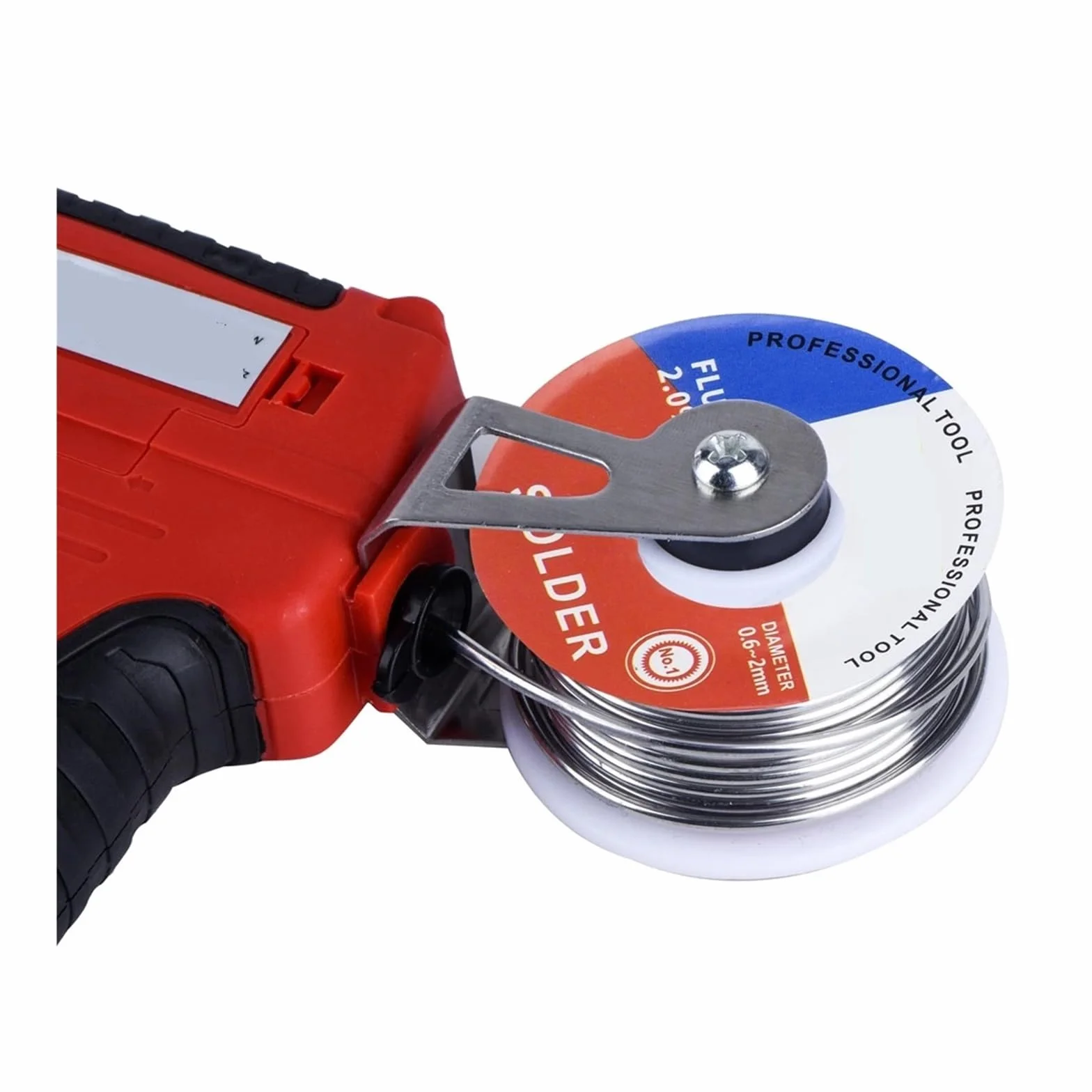 Pistolet Lutowniczy 80W Zestaw Pistoletu Lutowniczego Kolba Lutownicza Z 5 Szt. Grotów Lutowniczych Pompa Rozlutownicza Pęsety Druty Lutownicze Precyzyjne Podgrzewanie(129B-7)