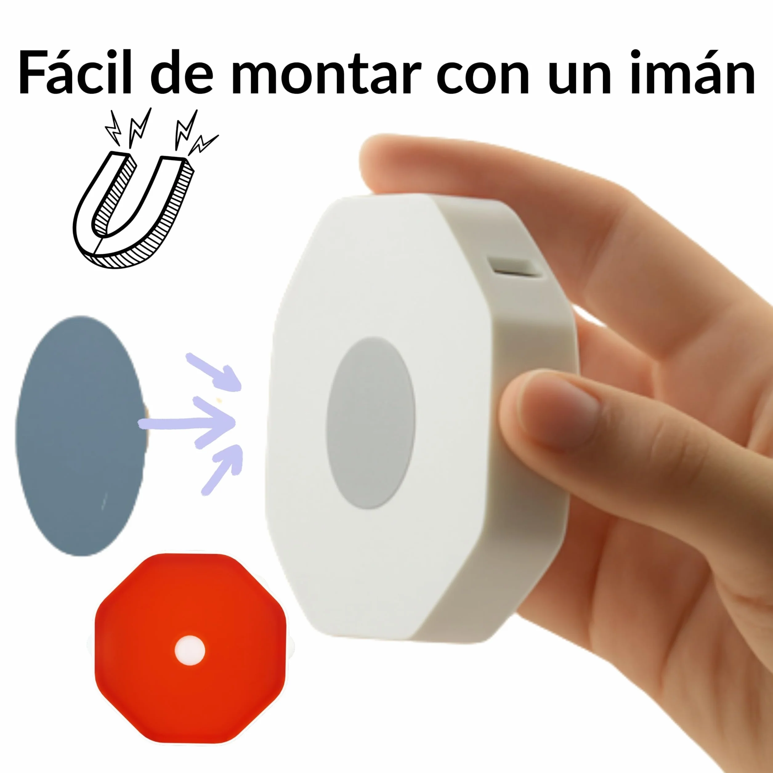 Toys4Boys Czerwona lampka nocna z czujnikiem ruchu, magnetyczna lampa LED, idealna jako lampka do czytania z baterią 1000 mAh, ładowalna przez USB-C, możliwość ściemniania, do pokoju dziecięcego lub