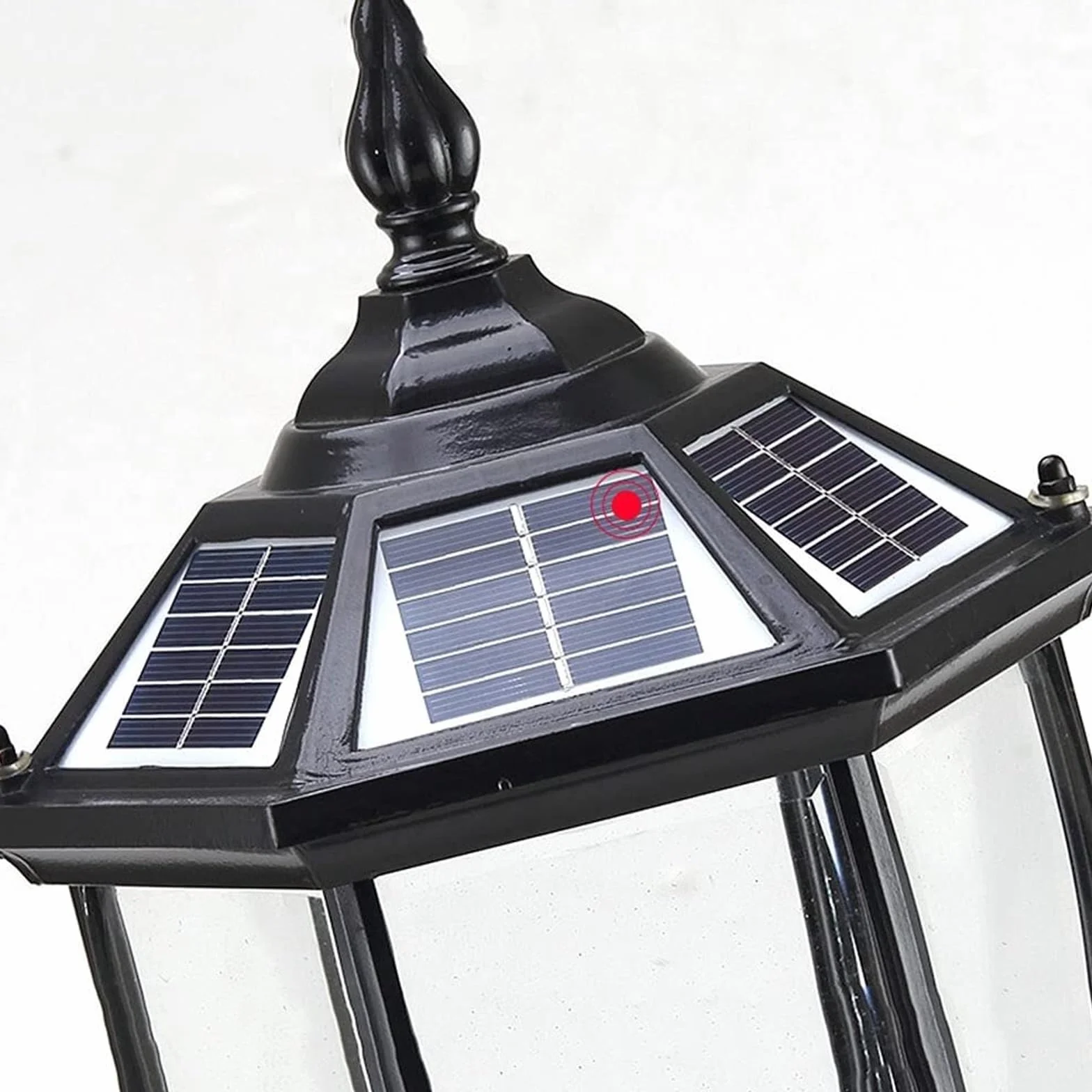 Lampy Zewnętrzne Na Taras, Słupki Do Lamp Zewnętrznych, Lampy Uliczne Solarne, Wodoodporne Ip56, Słupy Oświetleniowe, Słupy Oświetleniowe, Oświetlenie Zewnętrzn(Wysokość 205 Cm)