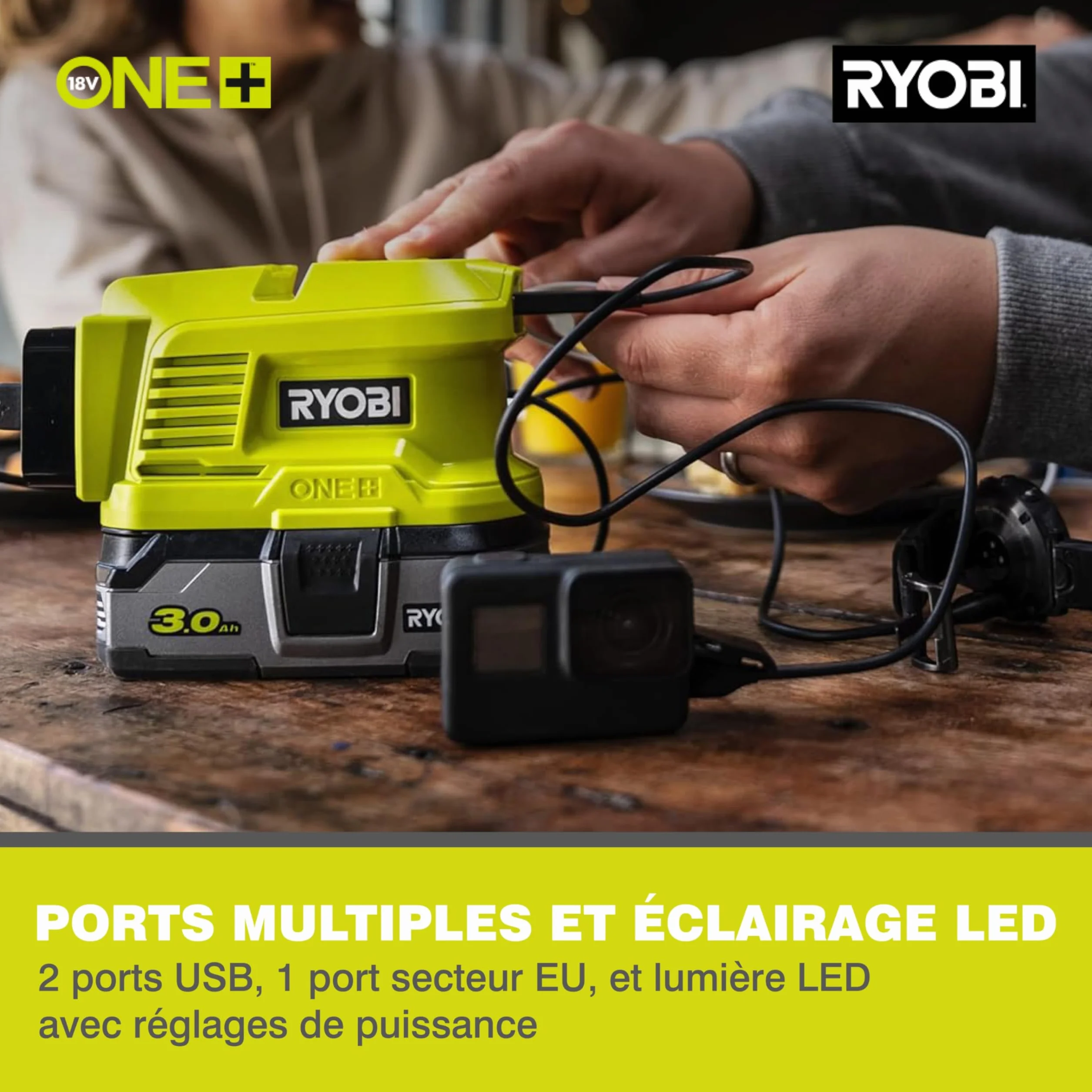 Ryobi Mini Wielofunkcyjne Narzędzie 4V 5000-25000 obr/min RRT4-120GA15