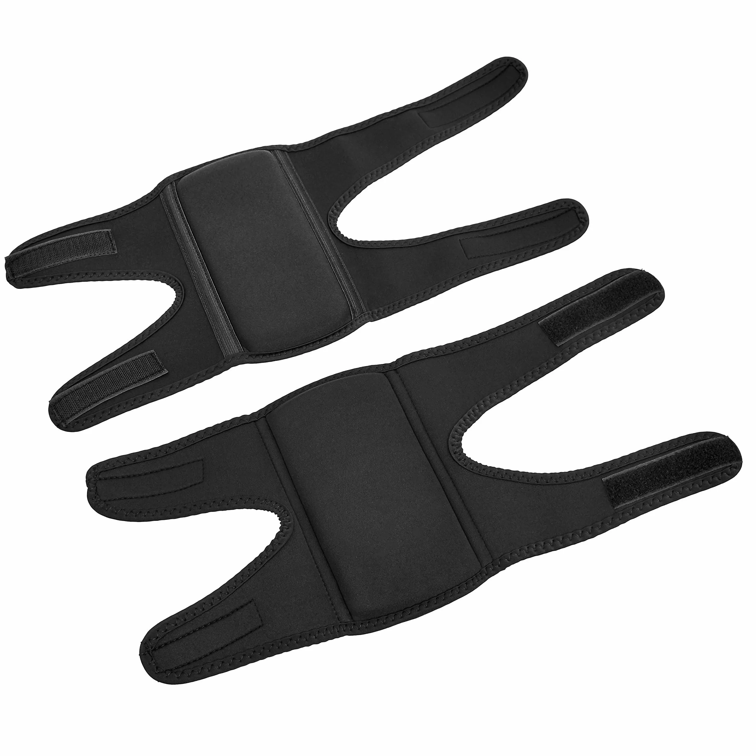 Amazon Basics wygodne nakolanniki do pracy nad/pod kolanami z regulowaną ochroną, 21,6 cm, jeden rozmiar, 1 para, 2 sztuki, kolor czarne