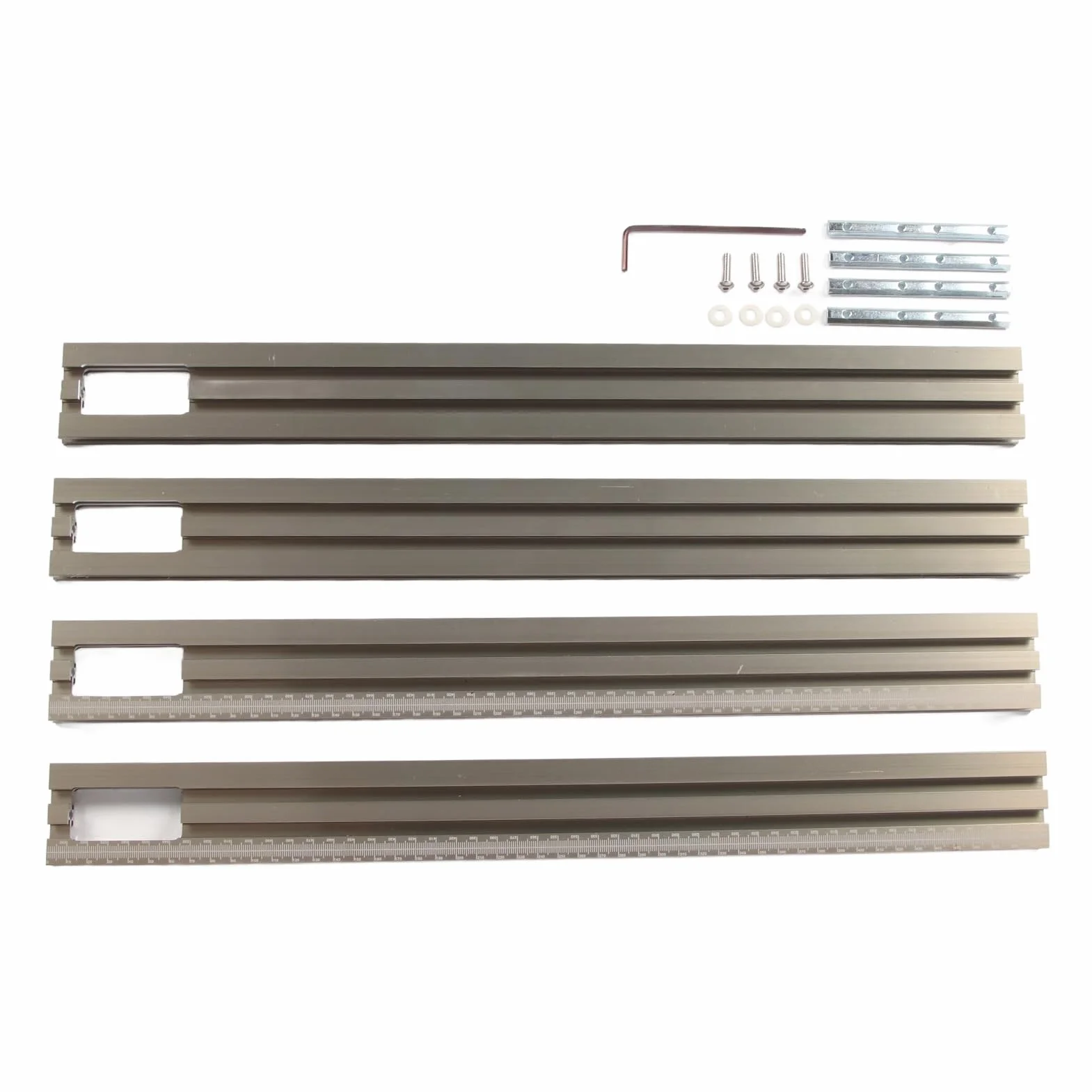 Generic System Równoległych Szyn Prowadzących, Zestaw do łączenia Szyn Prowadzących ze Stopu Aluminium, Konstrukcja Wspornika Stałego, Wielofunkcyjna Konfiguracja dla Użytkowników Zajmujących się