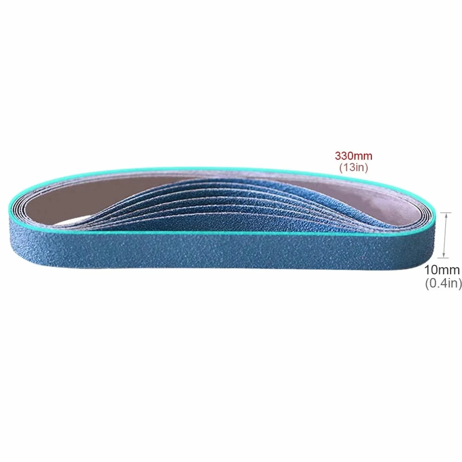 Pasy szlifierskie do drewna i metalu - 330x10mm, 452x15mm, 457x13mm - Trwałe pasy ścierne do szlifowania i polerowania-1szt(P40x520x20mm)