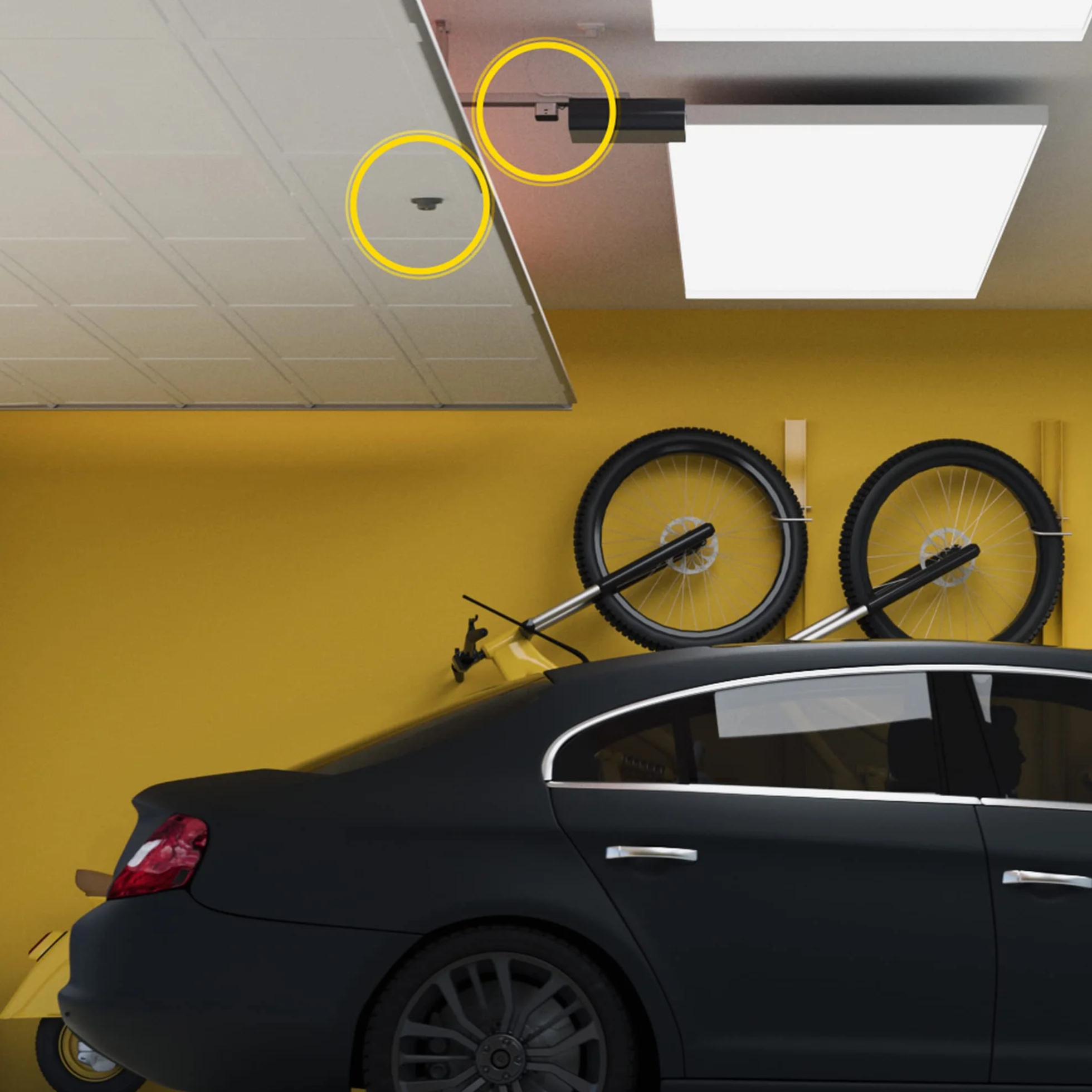 Yale Smart Opener do drzwi garażowych - 05/102300/BW - Otwieranie przez Wi-Fi - Auto-Open - Zdalne sterowanie - Wspólny dostęp - Prosta instalacja