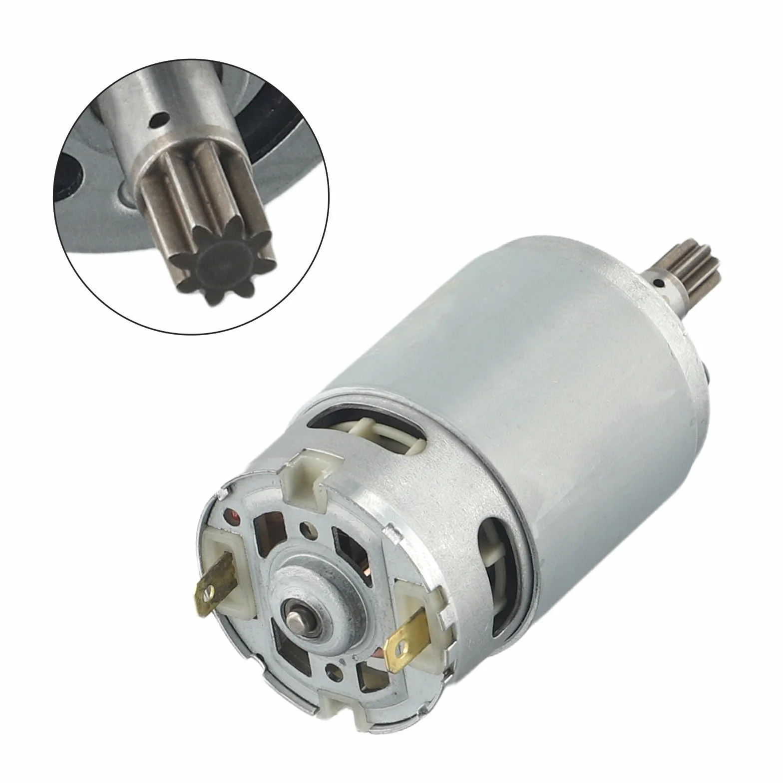 Wytrzymały silnik DC21V RS550VD H3 z ośmioma zębami idealnie pasuje do modeli sprzętu WORX, w tym 50027484 WU390 WX390 WX390 WX390 1
