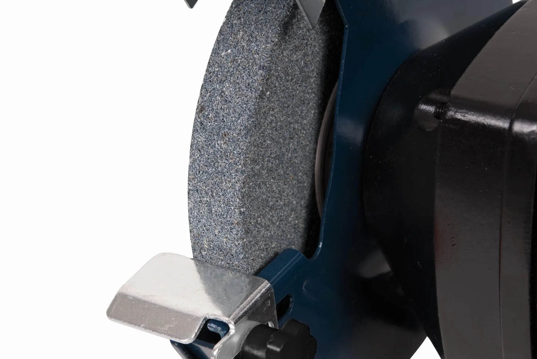 FERM BGM1020 podwójna szlifierka 250 W - 150 mm - wraz z kamieniami szlifierskimi P36 i P60, okulary ochronne i łapacz iskier, czarna