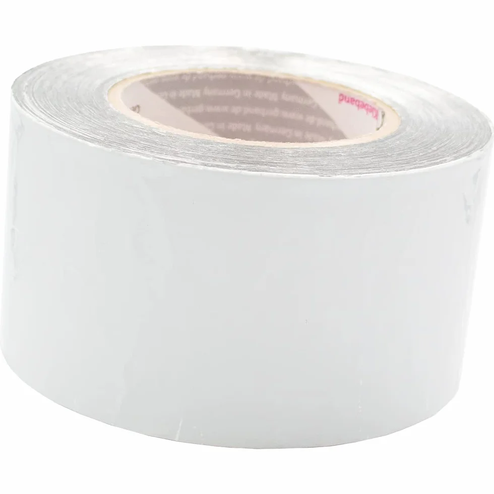 100 m rolka taśmy aluminiowej – czyste aluminium (Gerband 705) — szerokość 50 mm grubości 0,065 mm