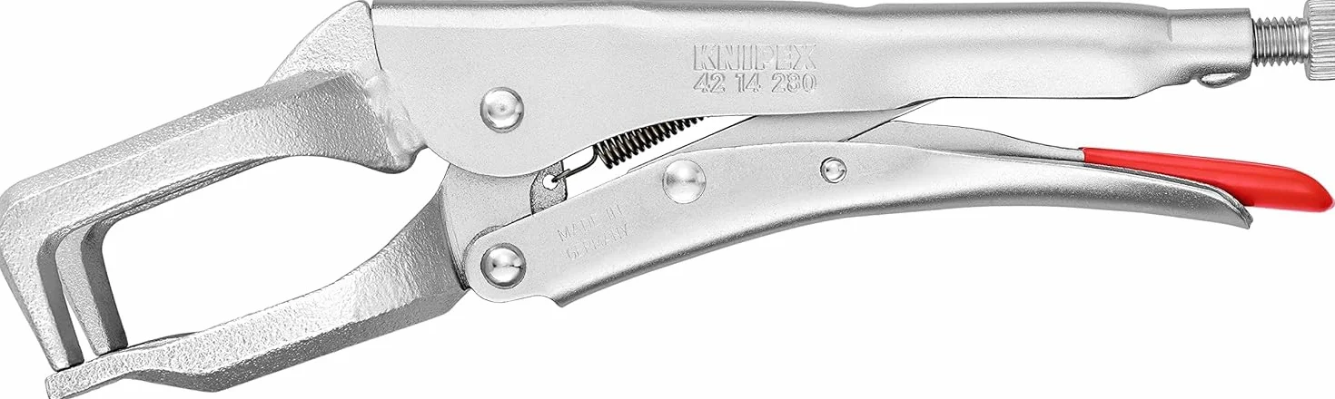 KNIPEX Szczypce zaciskowe spawalnicze Ocynkowane 280 mm, 42 14 280