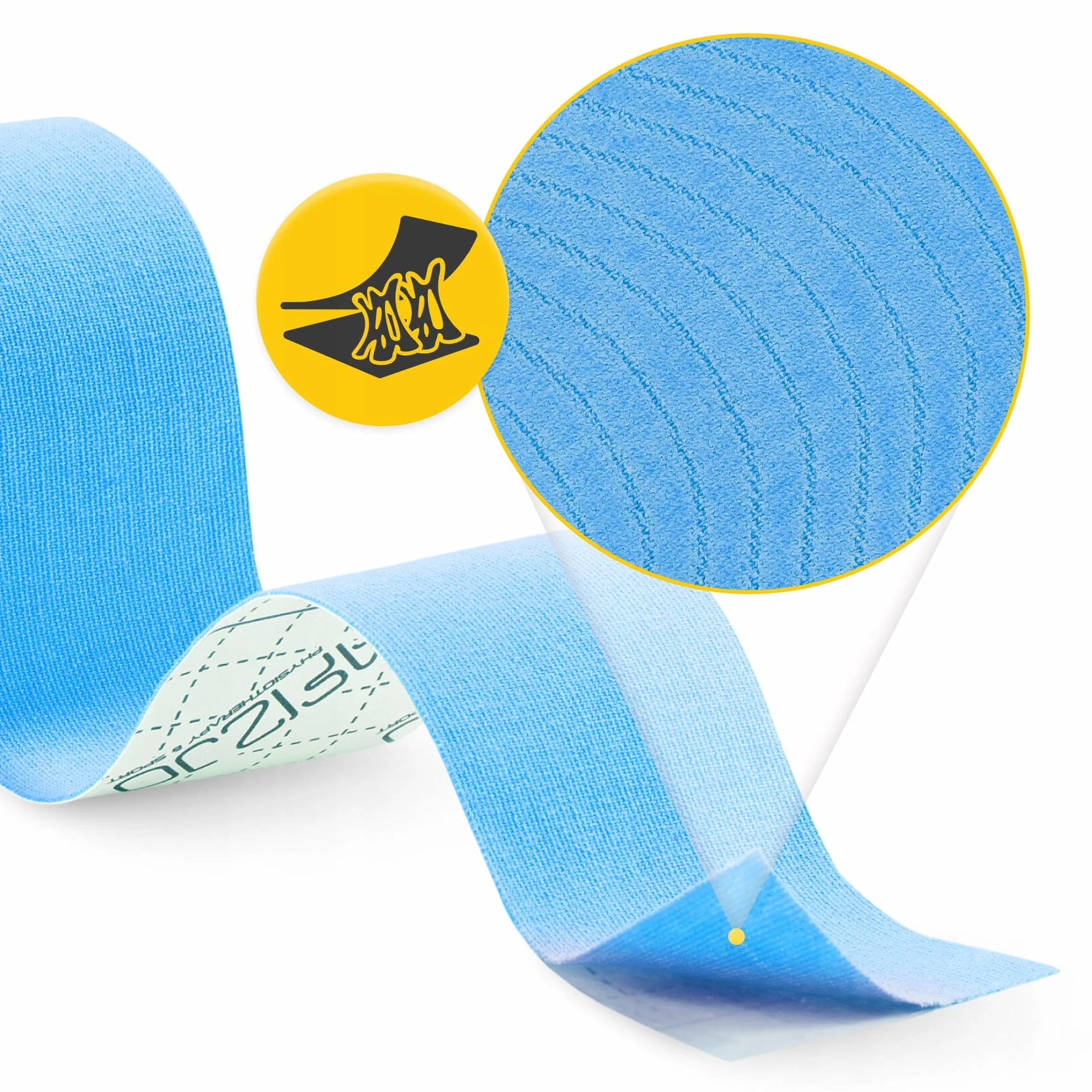 TAPE TEJPY KINESIOTAPING WODOODPORNE HIPOALERGICZNE TAŚMA PLASTRY KINESIO