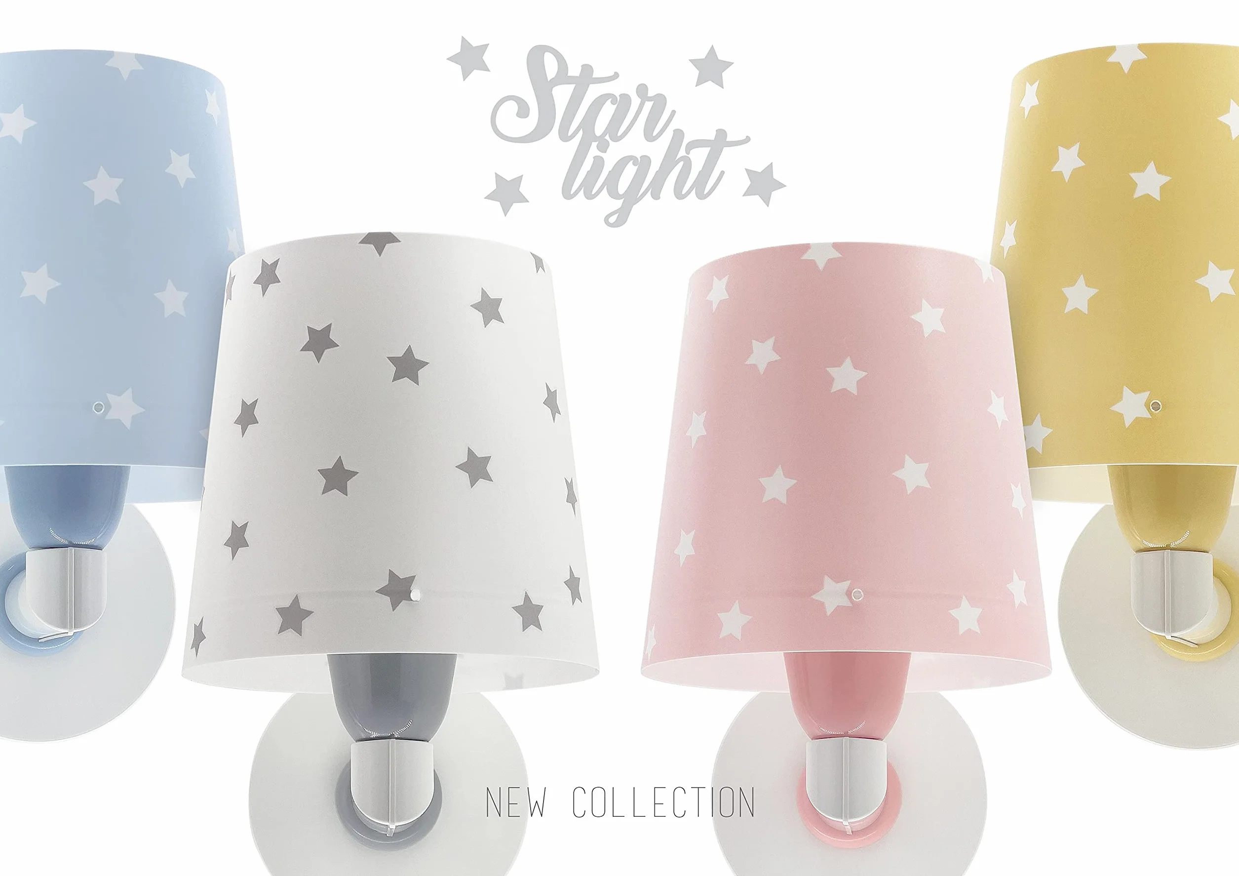 Dziecięca lampa stołowa Dalber Star Stars w kolorze jasnoróżowym
