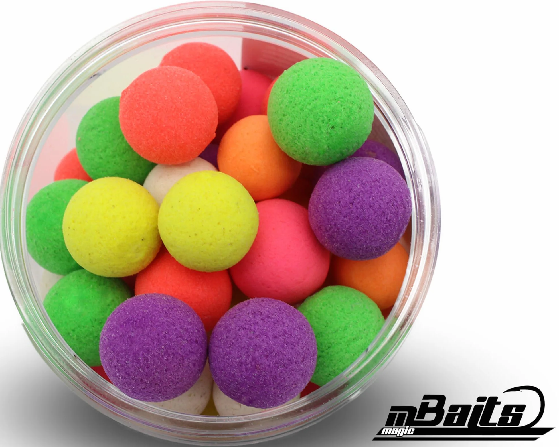 Magic Baits Fluo Pop Ups Color Mix Boilies Carp Bait Karp Wędkowanie Pop Up