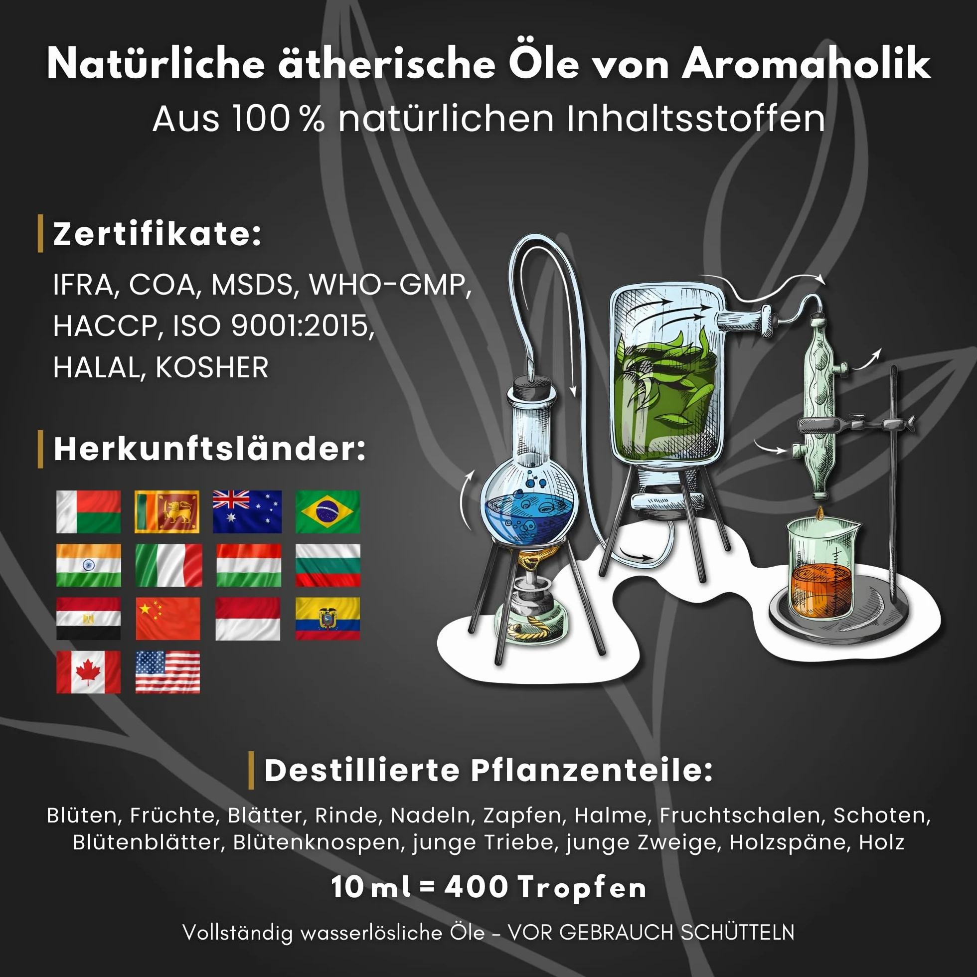 Olejek Palo Santo BIO 100% Naturalny 10 ml - Olejek Eteryczny do Aromatyzacji i Masażu Aromaholik