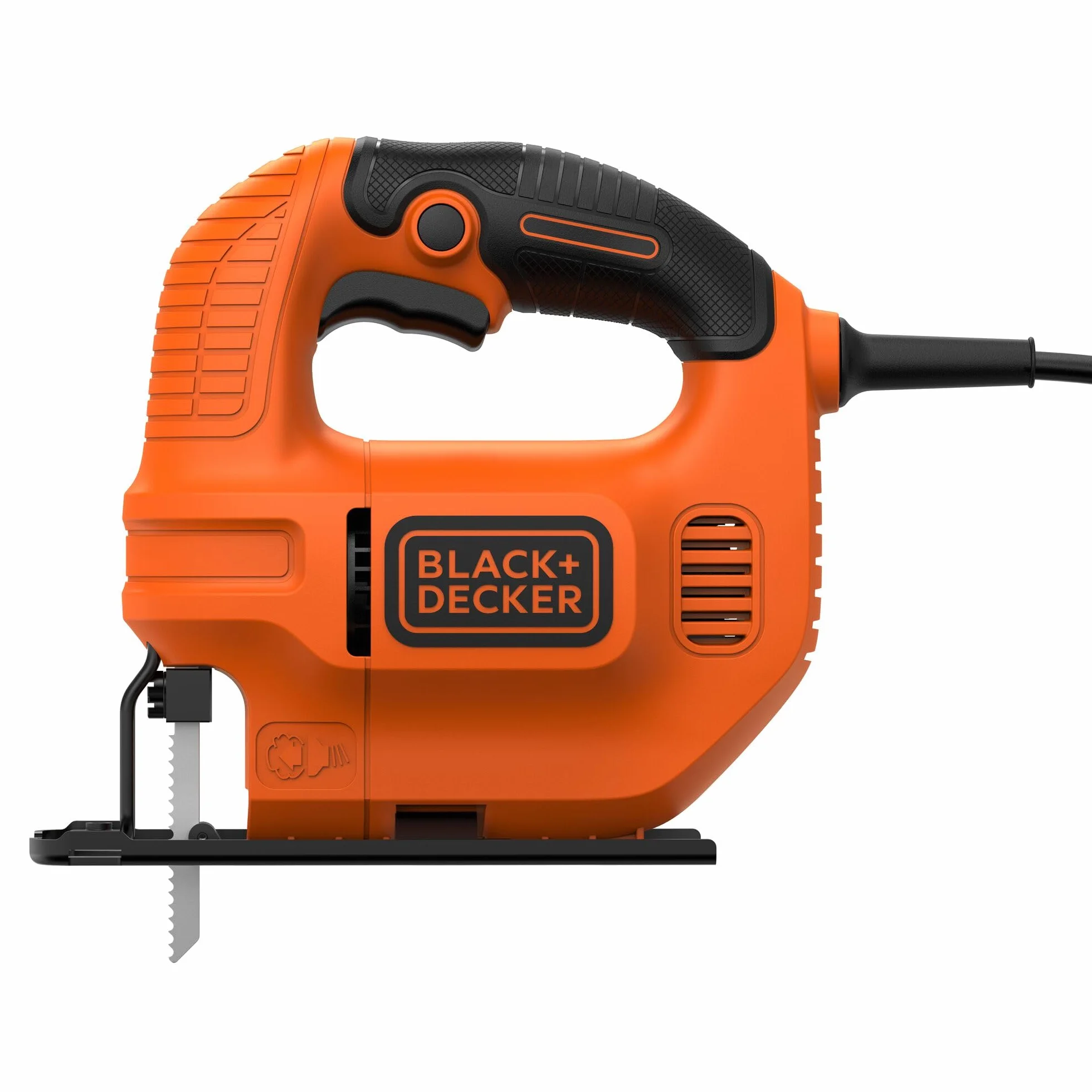 BLACK+DECKER Wyrzynarka do drewna, moc 400 W, KS501-QS