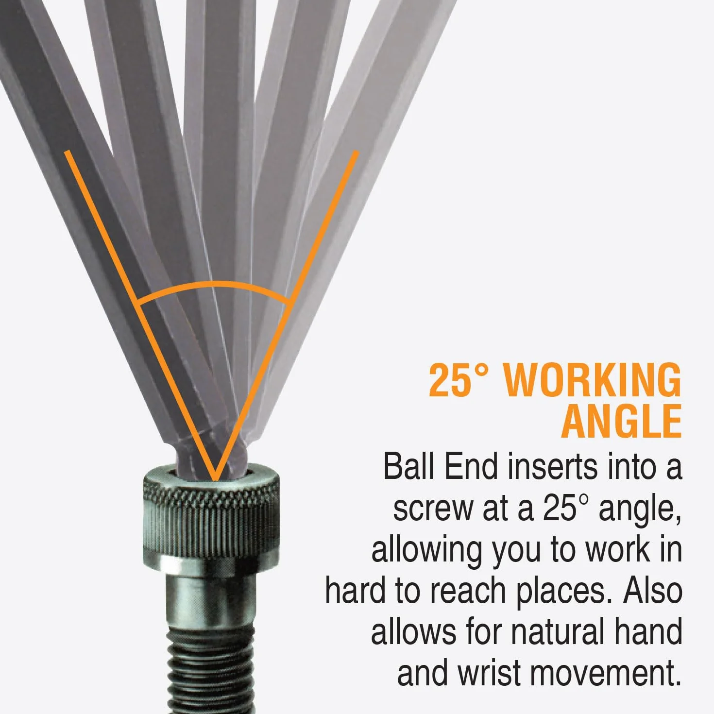 Bondhus, BTX50MM T-Handle BALLDRIVER HEX zestaw 4 mm - 10 mm, 13148