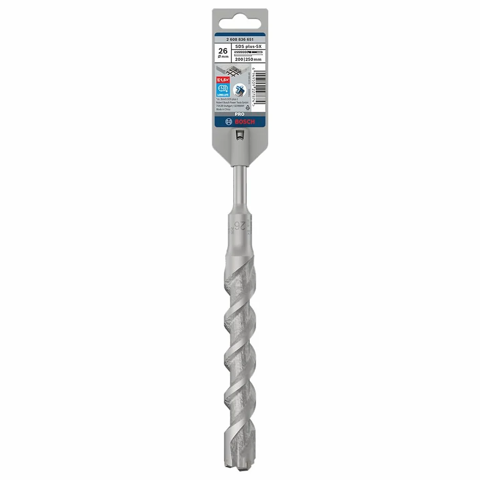 Bosch 5X SDS Plus wiertło do kamienia 26 mm 250 mm 1 sztuka