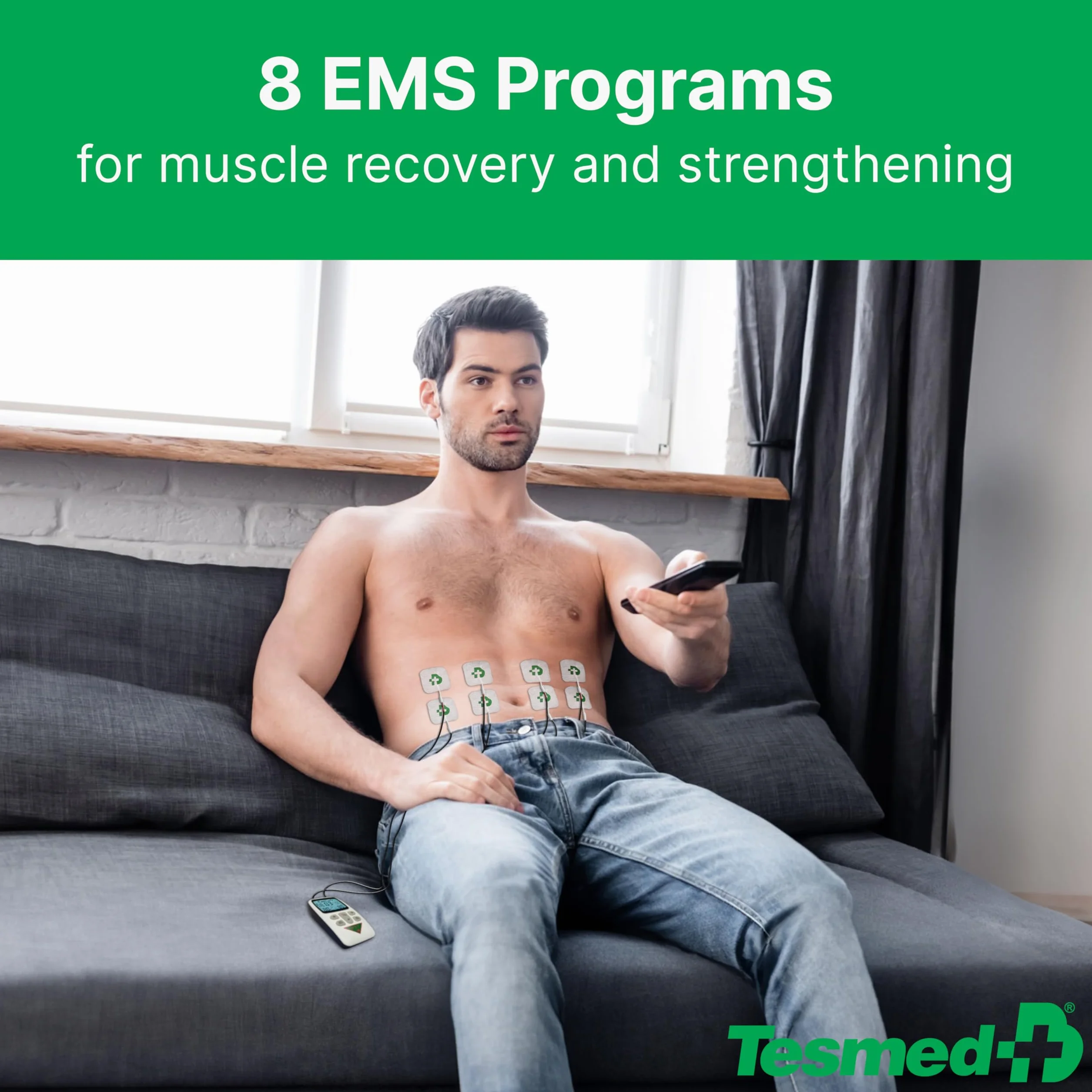 Tesmed FIT 5.8 elektrostymulator mięśni EMS TENS masaż 22 programy