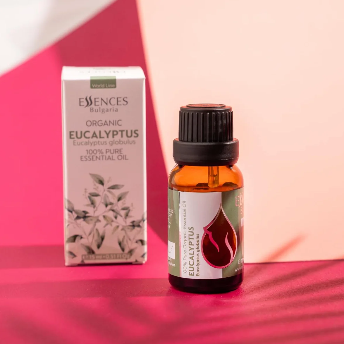 Organiczny Olejek Eukaliptusowy 15 ml Eucalyptus globulus 100% Czysty Naturalny Nierozcieńczony Klasa Terapeutyczna Aromaterapia
