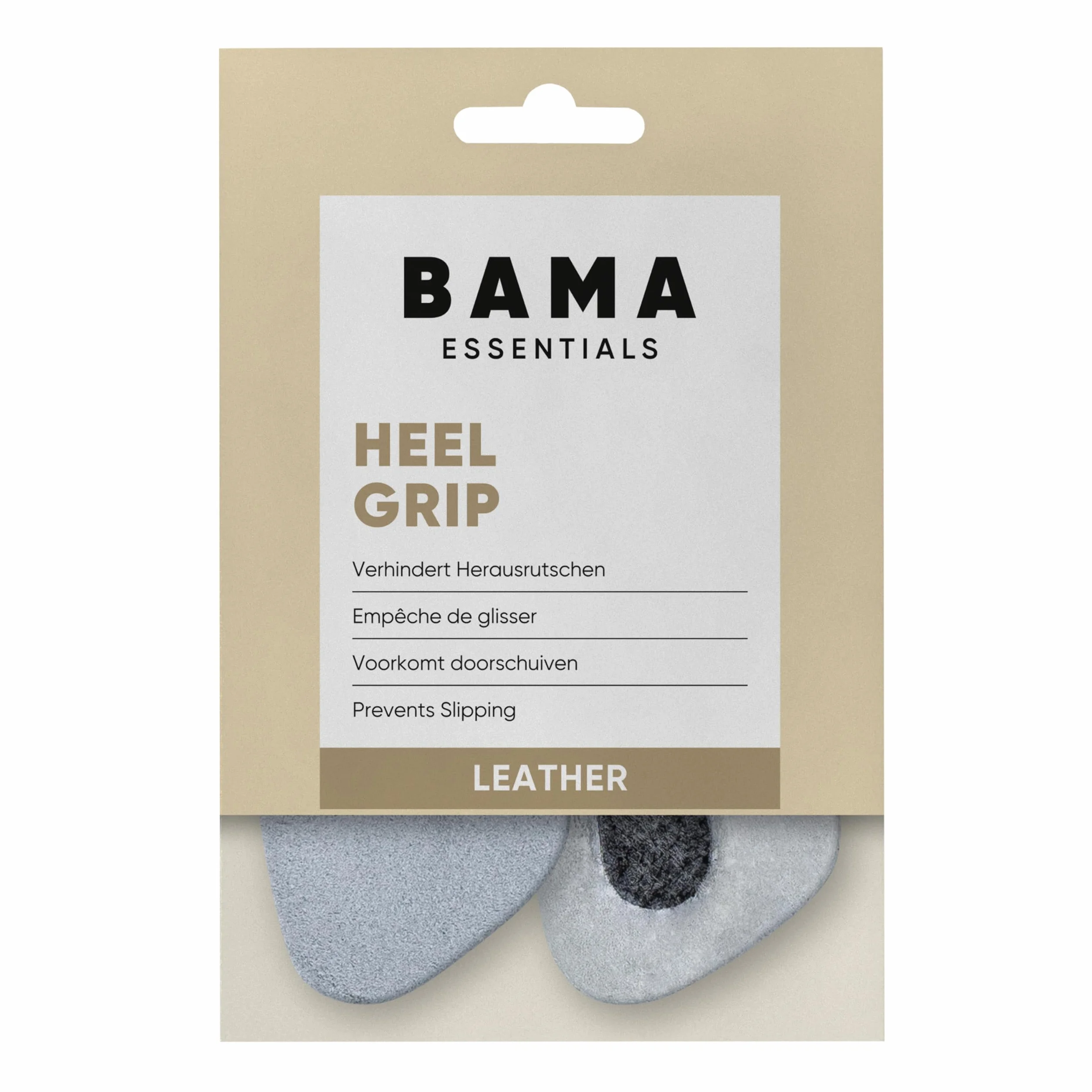 Skórzane Zapiętki do Butów Antypoślizgowe Bama Heel Grip 1 Para