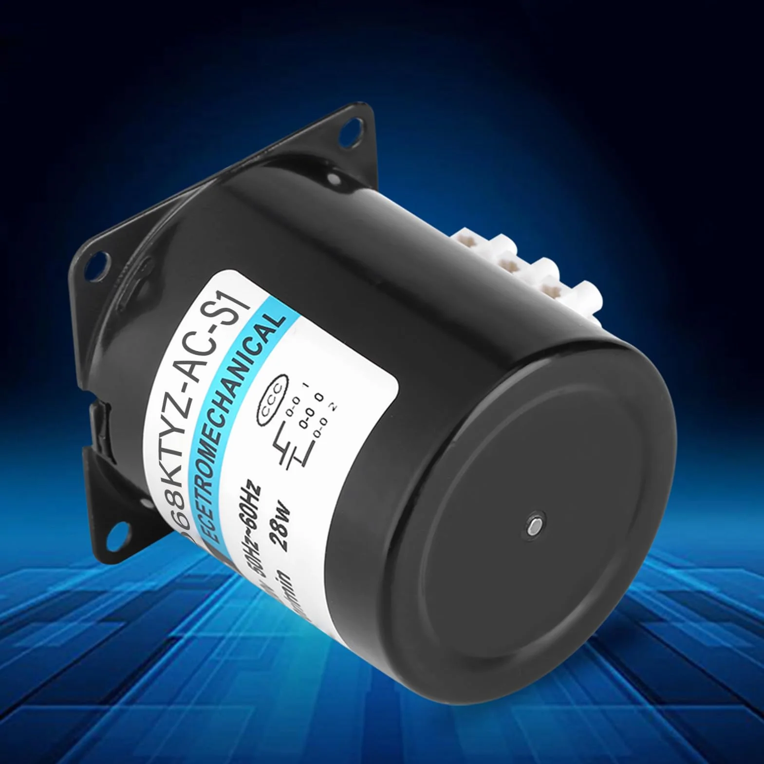 Silniki synchroniczne z magnesami trwałymi AC CW/CCW 68KTYZ 220V do DIY Generator(110RPM)