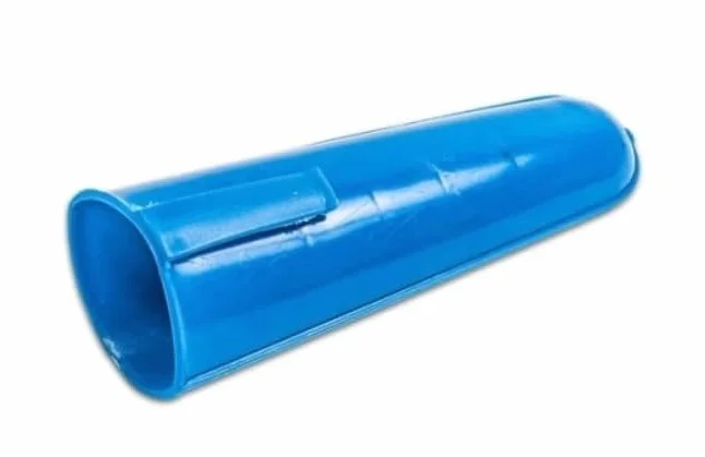 Pojemnik na osełkę do kosy plastikowy 19x7 cm niebieski