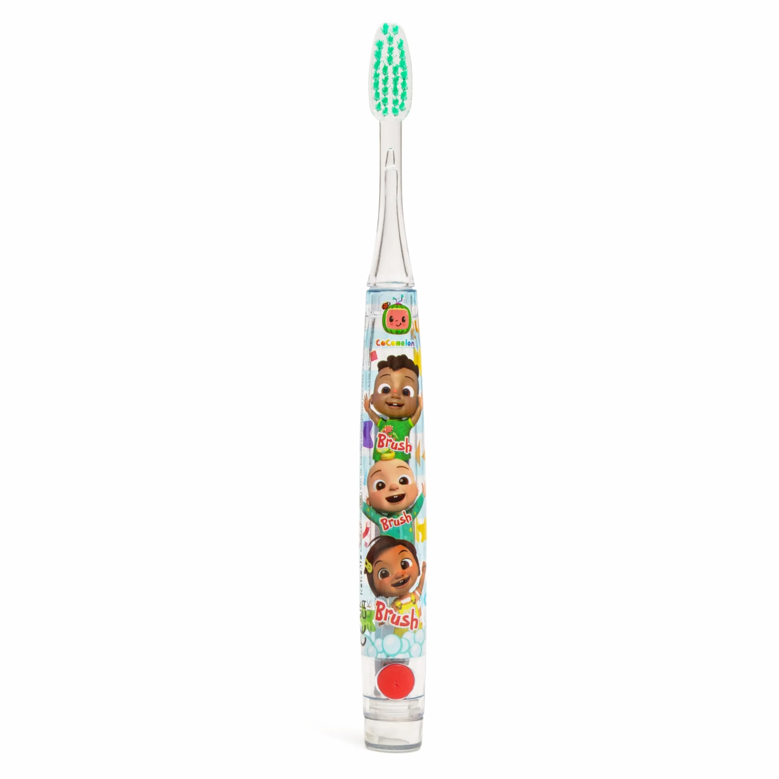 CoComelon Migająca szczoteczka do zębów dla dzieci zasilana baterią - 2-minutowy timer