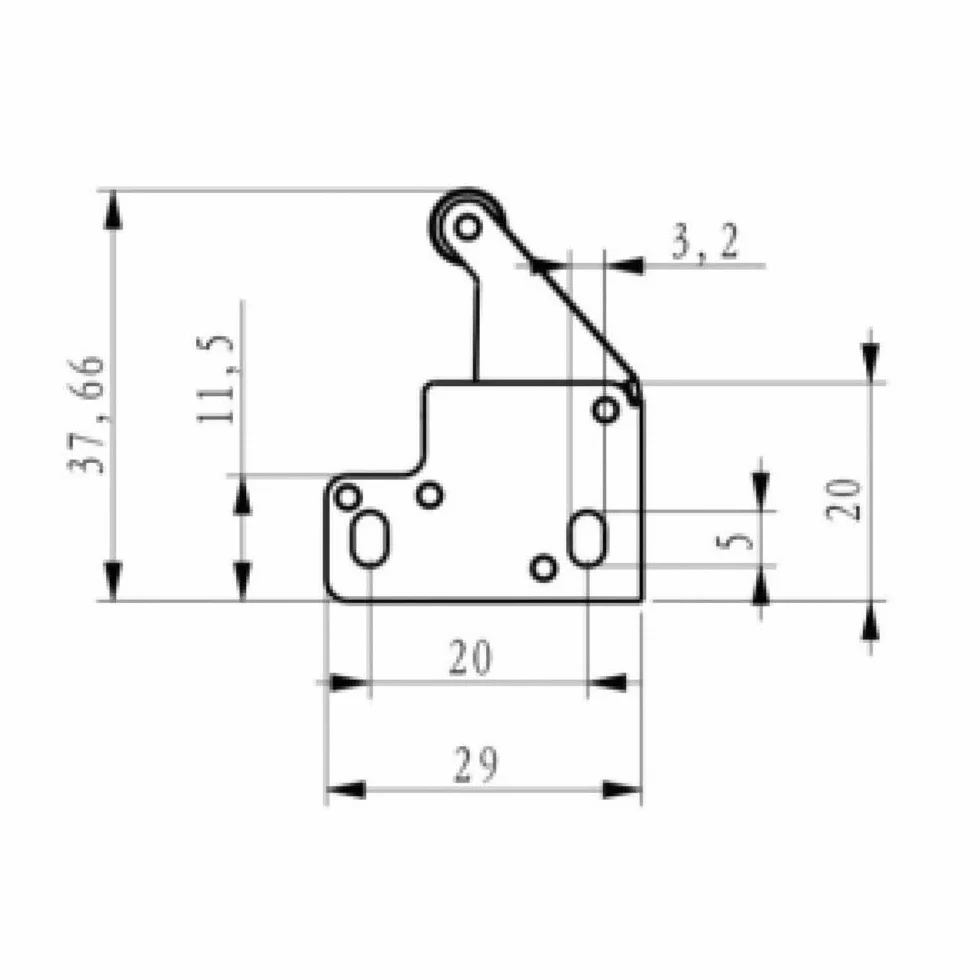 Mechanizm otwierania push pull Latch L001C do włazów inspekcyjnych