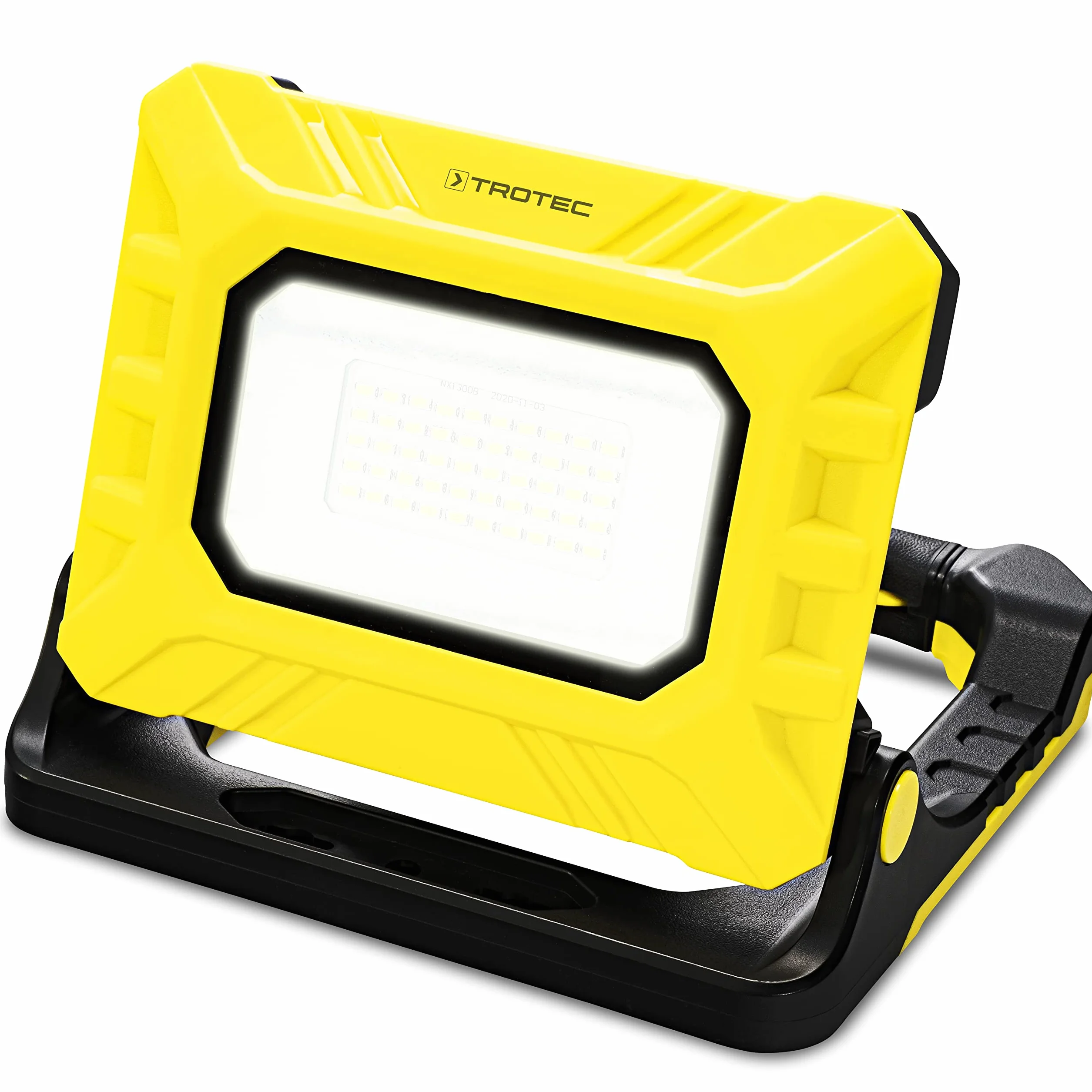 TROTEC LED PWLS 15-20V akumulatorowa lampa robocza | elastyczny uchwyt do noszenia 90° regulowany w 8 pozycjach