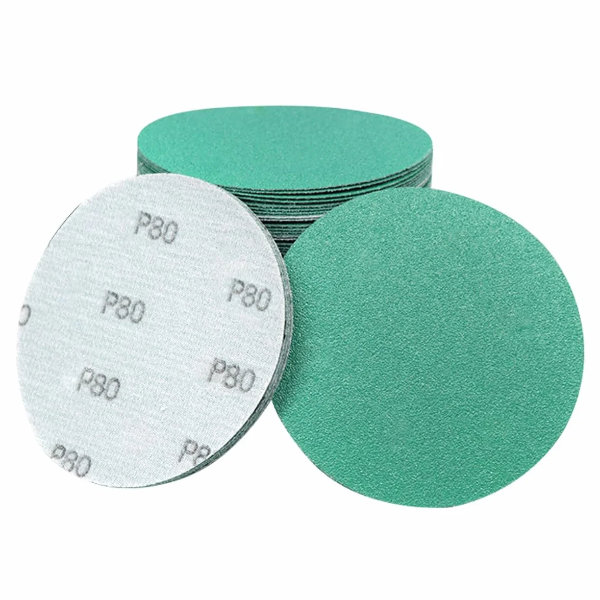 Tarcze szlifierskie 125 mm do szlifowania na mokro i na sucho – 100 szt. Zestaw papierów ściernych z haczykiem i pętelką z węglika krzemu (ziarno 60–2000)(800grit)