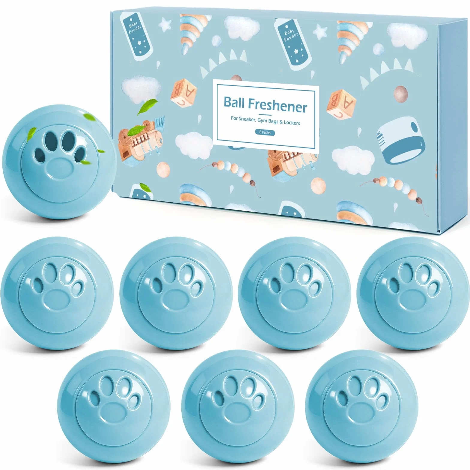 Scent-Hi Kulki dezodorujące do butów odświeżacz puder dla dzieci